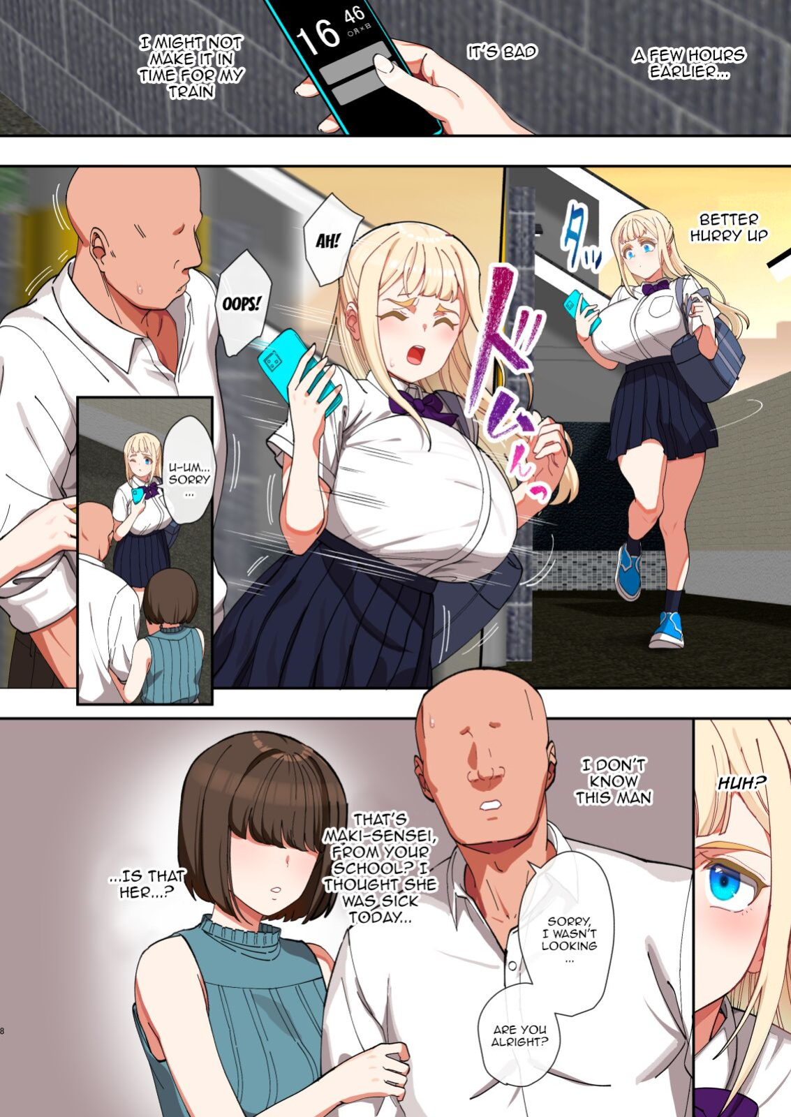 [Pettan Doujou (PettanP)] Saimin Ochi Kinpatsu Bakunyuu Seitokaichou wa Semen ga Daisuki | The Hypnotized Blonde Student Council President Loves Semen