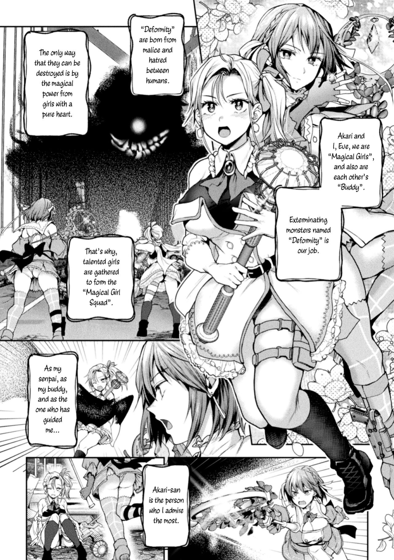 [Nagashiro Rouge] When Magical Girls Kiss Chapter 1-3(END)| Eigyou Mahou Shoujo ga Kiss Shitara Chapter 1-3(END)