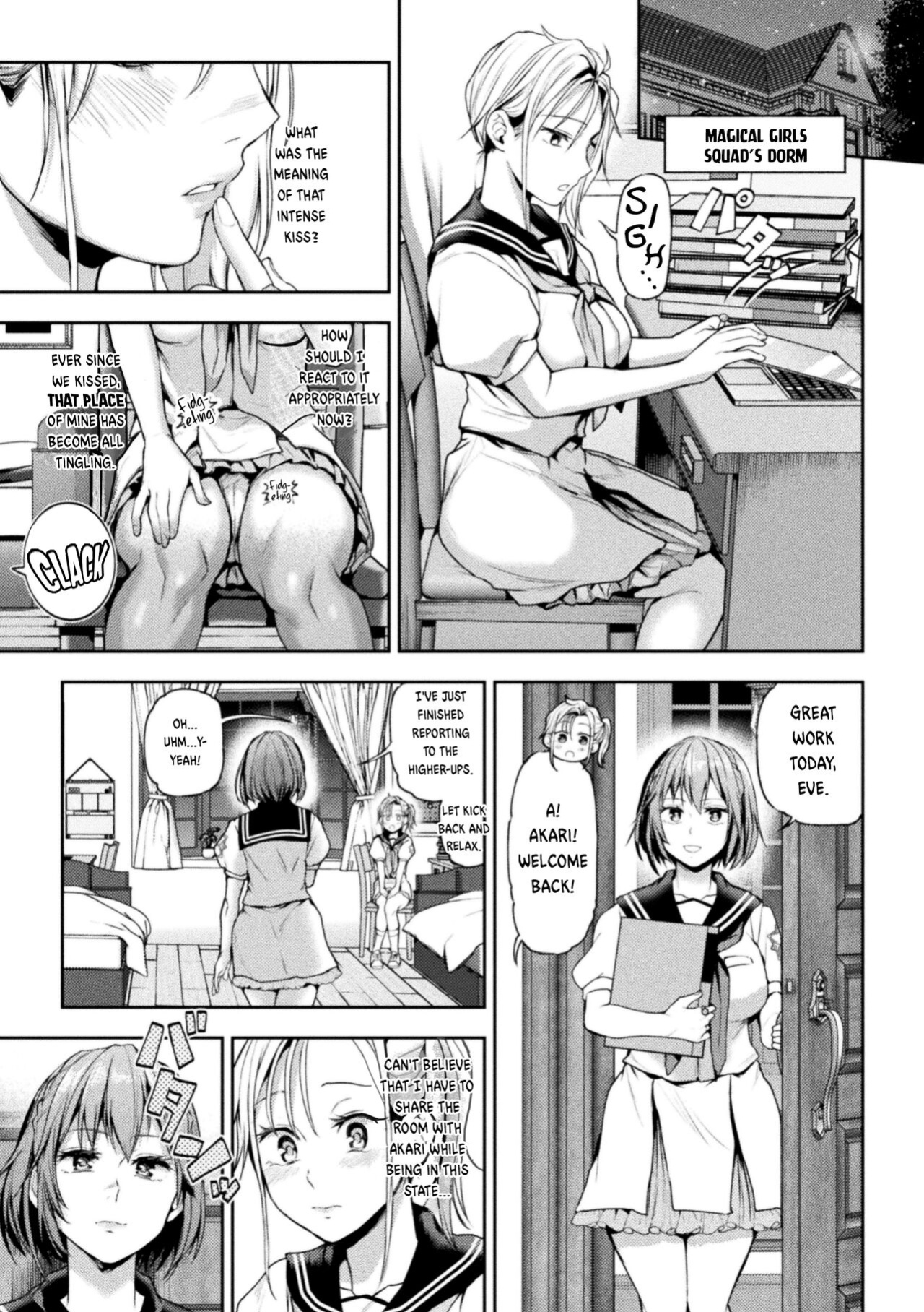 [Nagashiro Rouge] When Magical Girls Kiss Chapter 1-3(END)| Eigyou Mahou Shoujo ga Kiss Shitara Chapter 1-3(END)