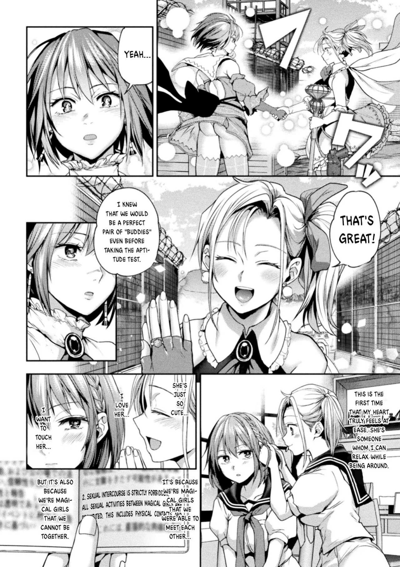 [Nagashiro Rouge] When Magical Girls Kiss Chapter 1-3(END)| Eigyou Mahou Shoujo ga Kiss Shitara Chapter 1-3(END)