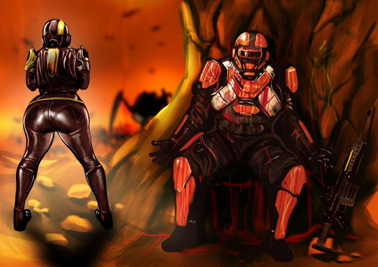 [JaguarArt] Our Hero's Motivation (Helldivers 2 x DOA)