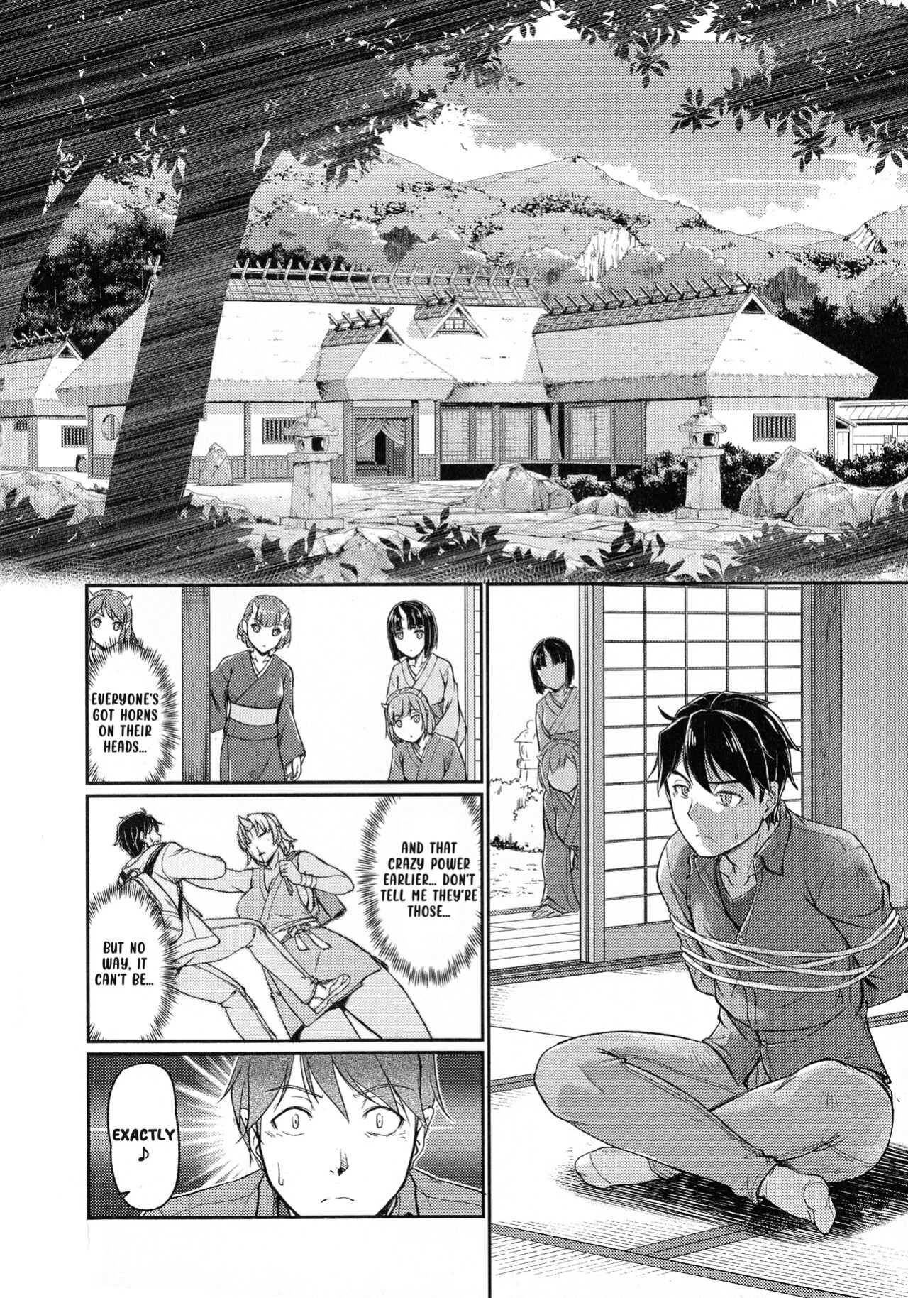 [Urase Shioji] Oni Harame Kijo Mura ni Mayoikonda Otoko no Hanashi Ch. 1 (COMIC Reboot Vol. 02) [ENGLISH]
