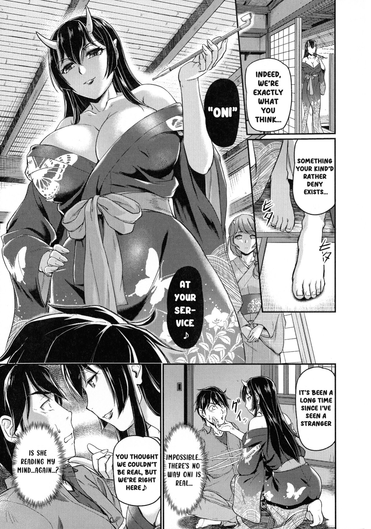 [Urase Shioji] Oni Harame Kijo Mura ni Mayoikonda Otoko no Hanashi Ch. 1 (COMIC Reboot Vol. 02) [ENGLISH]