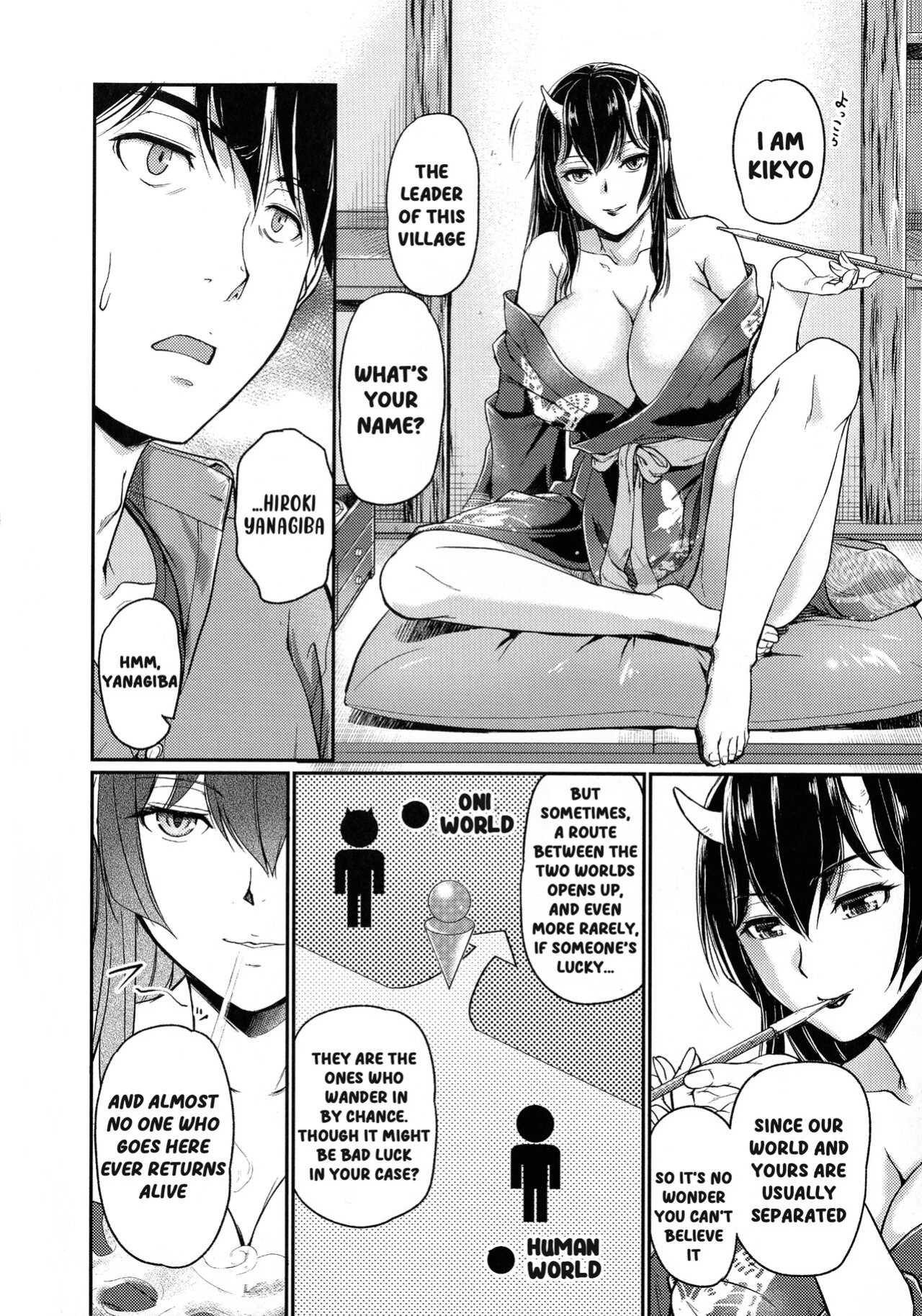 [Urase Shioji] Oni Harame Kijo Mura ni Mayoikonda Otoko no Hanashi Ch. 1 (COMIC Reboot Vol. 02) [ENGLISH]