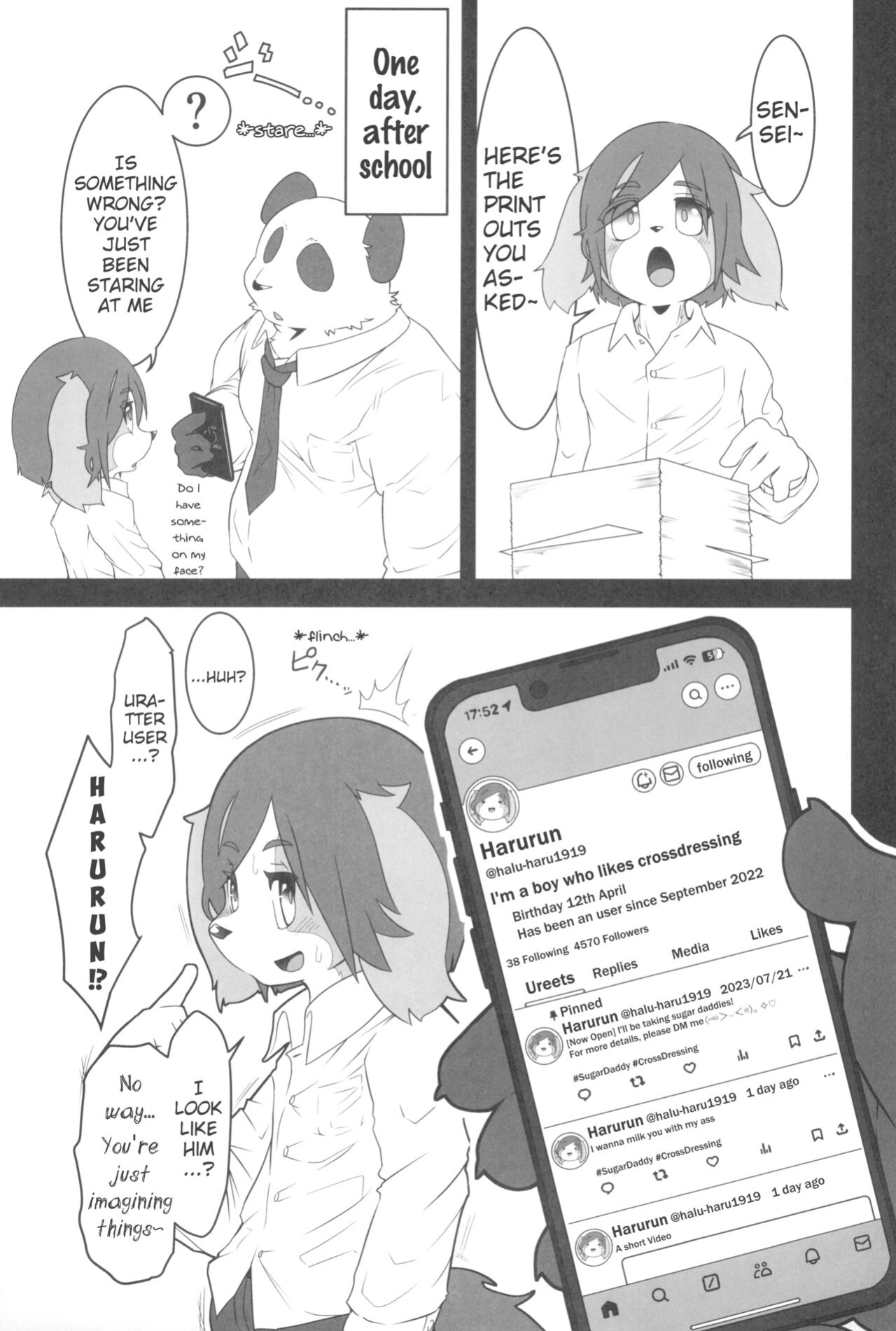 (C104) [Mayoineko (Enryo)] My Secret NSFW ***tter Account has been Found! (Kemo Otokonoko Lovers 2024) [Benjiboyo]