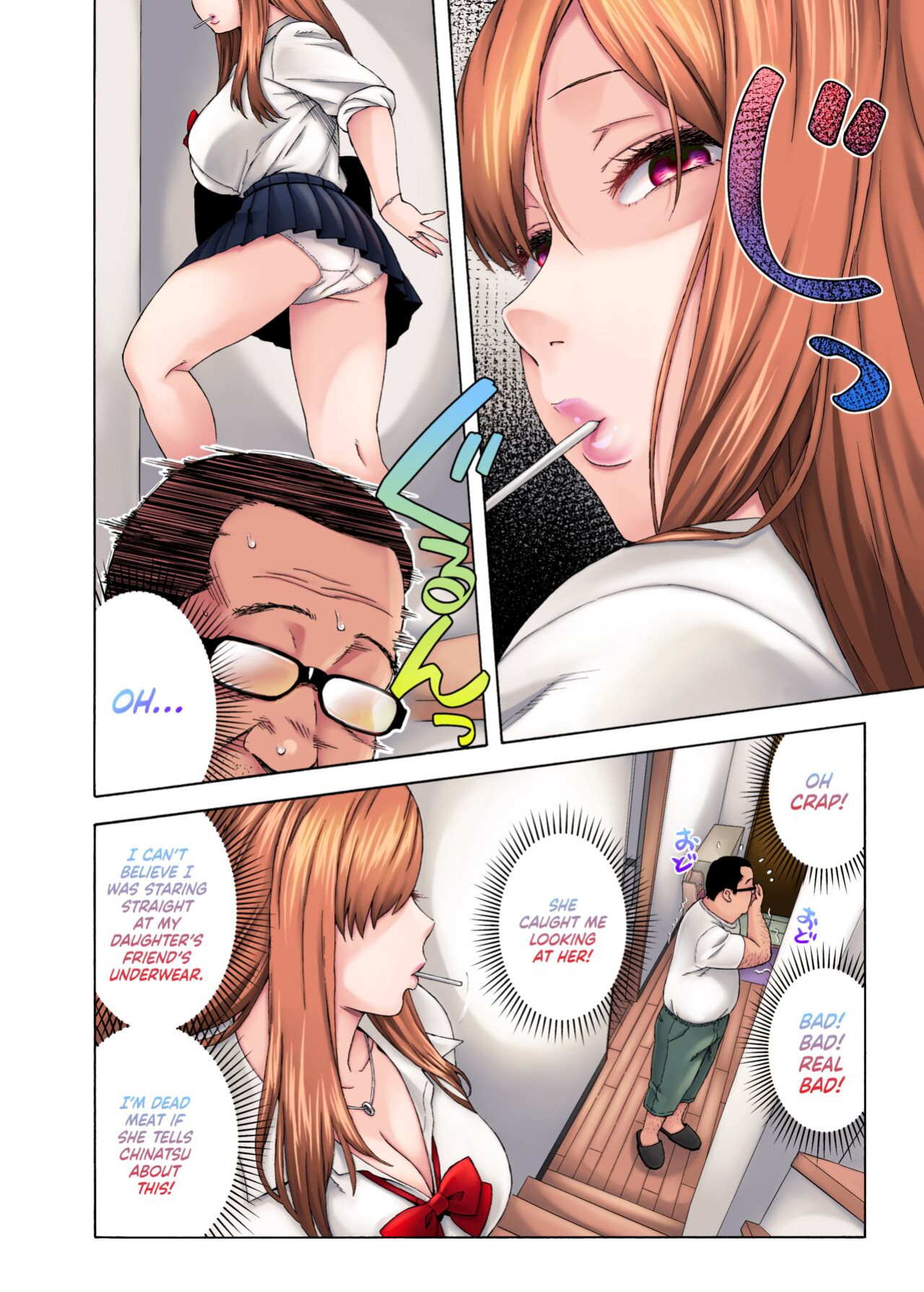 [666Protect (Jingrock)] Musume no Tomodachi ga Yuuwaku Suru | My Daughter's Friend is Seducing Me [cutegyaruTL + head empty]  [Noyatimi] [Colorized]