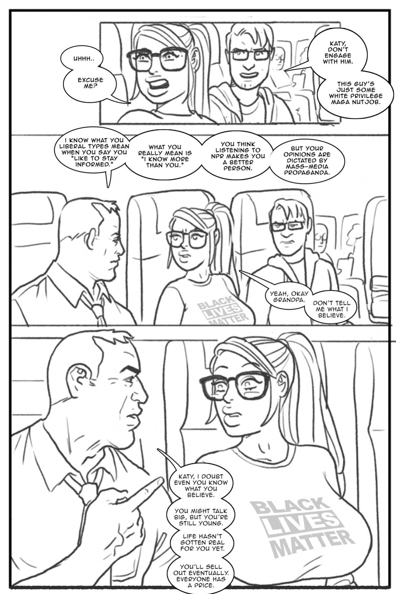 Hipsters love big dick (White Alt)
