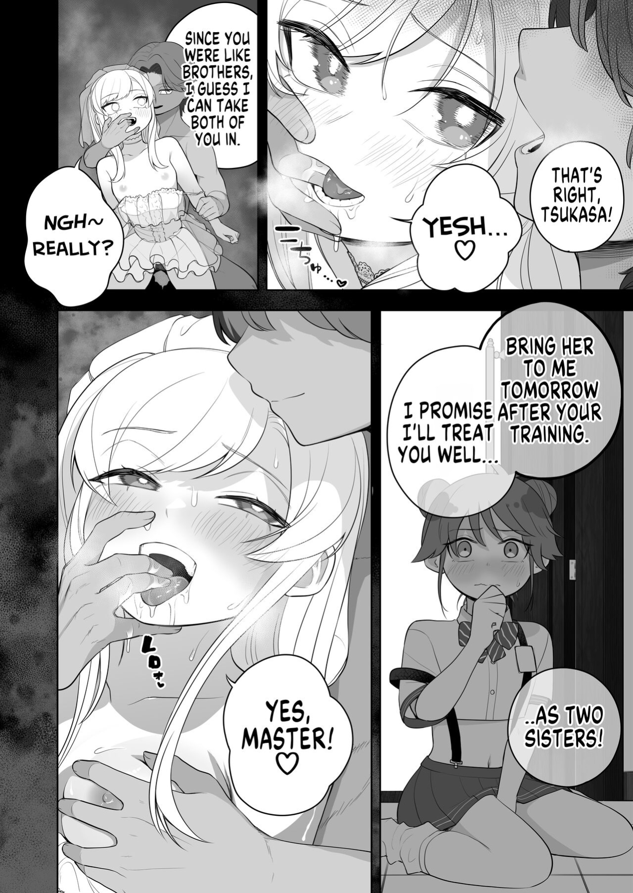 [Amuai Okashi Seisakusho (Ochita Ato Daisuki Samurai, Ahoge Kinoko)] Kyousei Gimukyouiku! TS Ecchi na Onnanoko Kunrenkou! 2 | Correction and Duty Education! Training School for Lewd TS Girls! 2 [GTF]