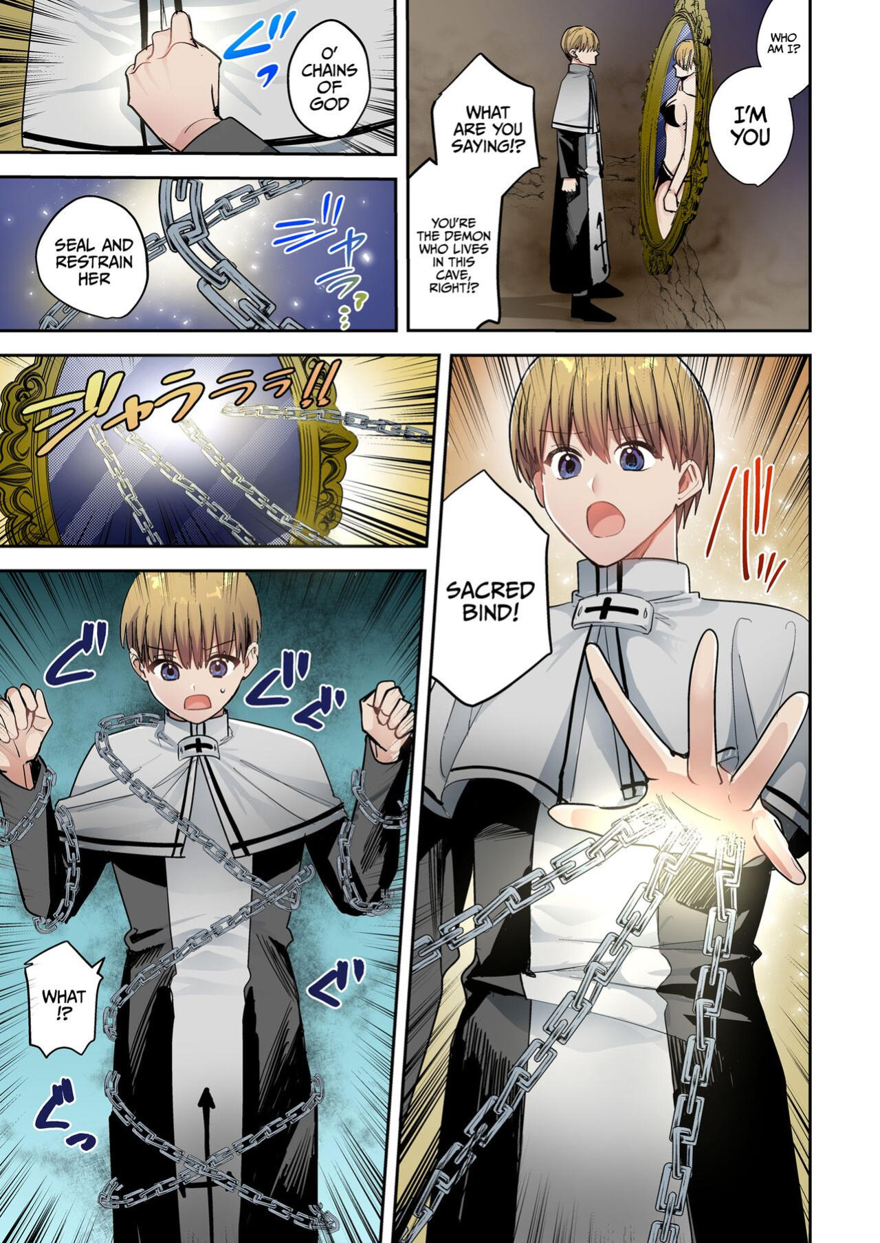 [TSF no F (Betty)] Kagami no Naka ni Utsuru no wa ~Inma ni Hanten shita Seishokusha~ / The One Reflected In The Mirror ~The Priest Who Gets Turned Into A Succubus~