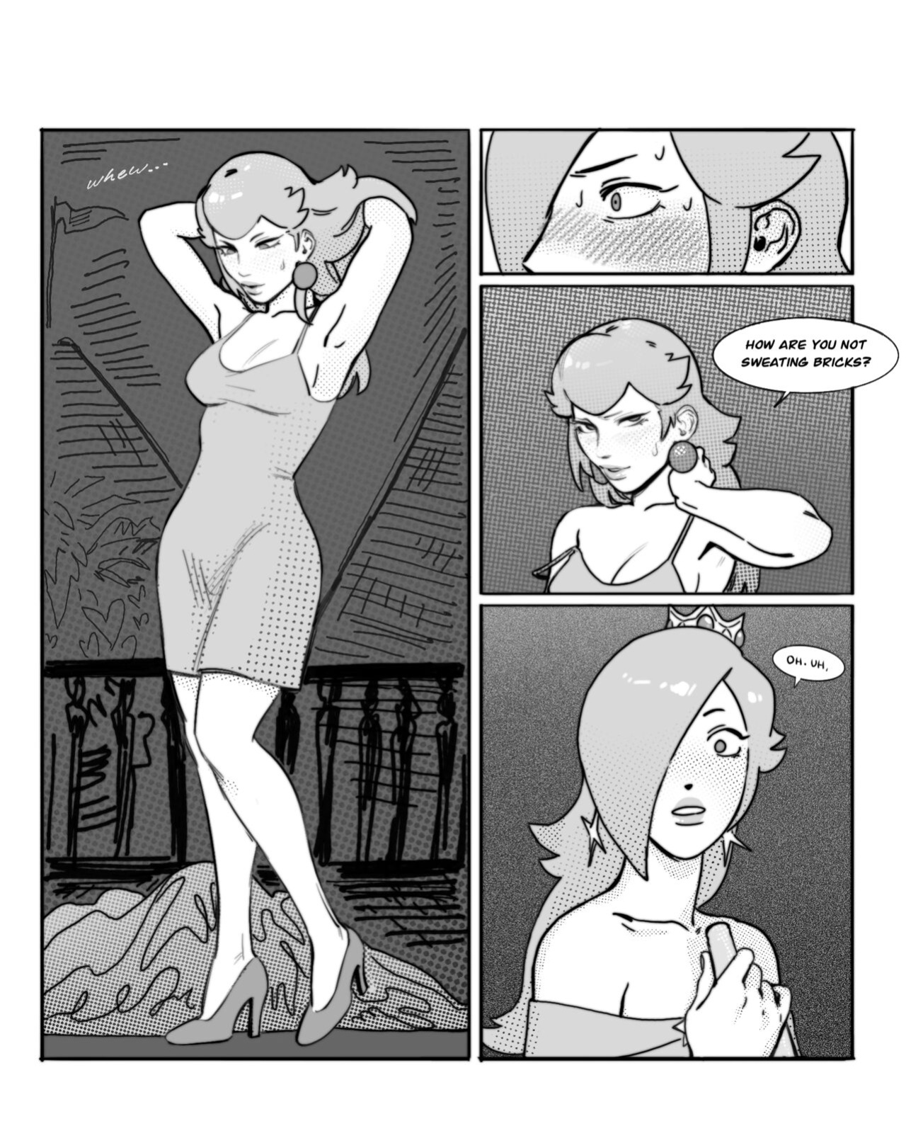 [Scubaby] Rosalina x Peach (Super Mario Bros.)