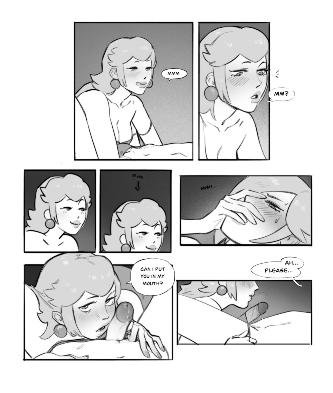 [Scubaby] Rosalina x Peach (Super Mario Bros.)