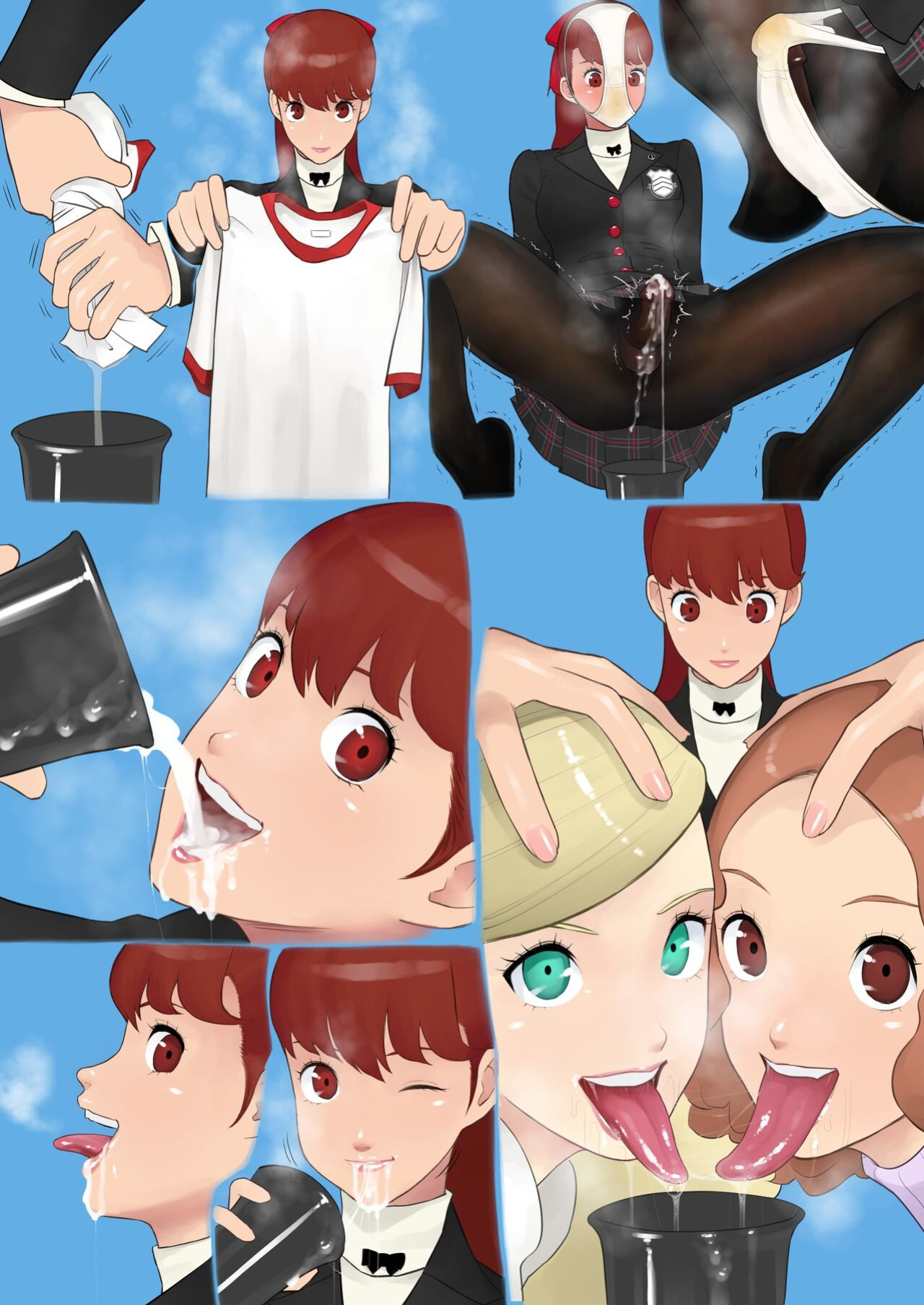 [Koukou Punch] Nazo no Palace de Hirogeraresu Kyouen (Persona 5)