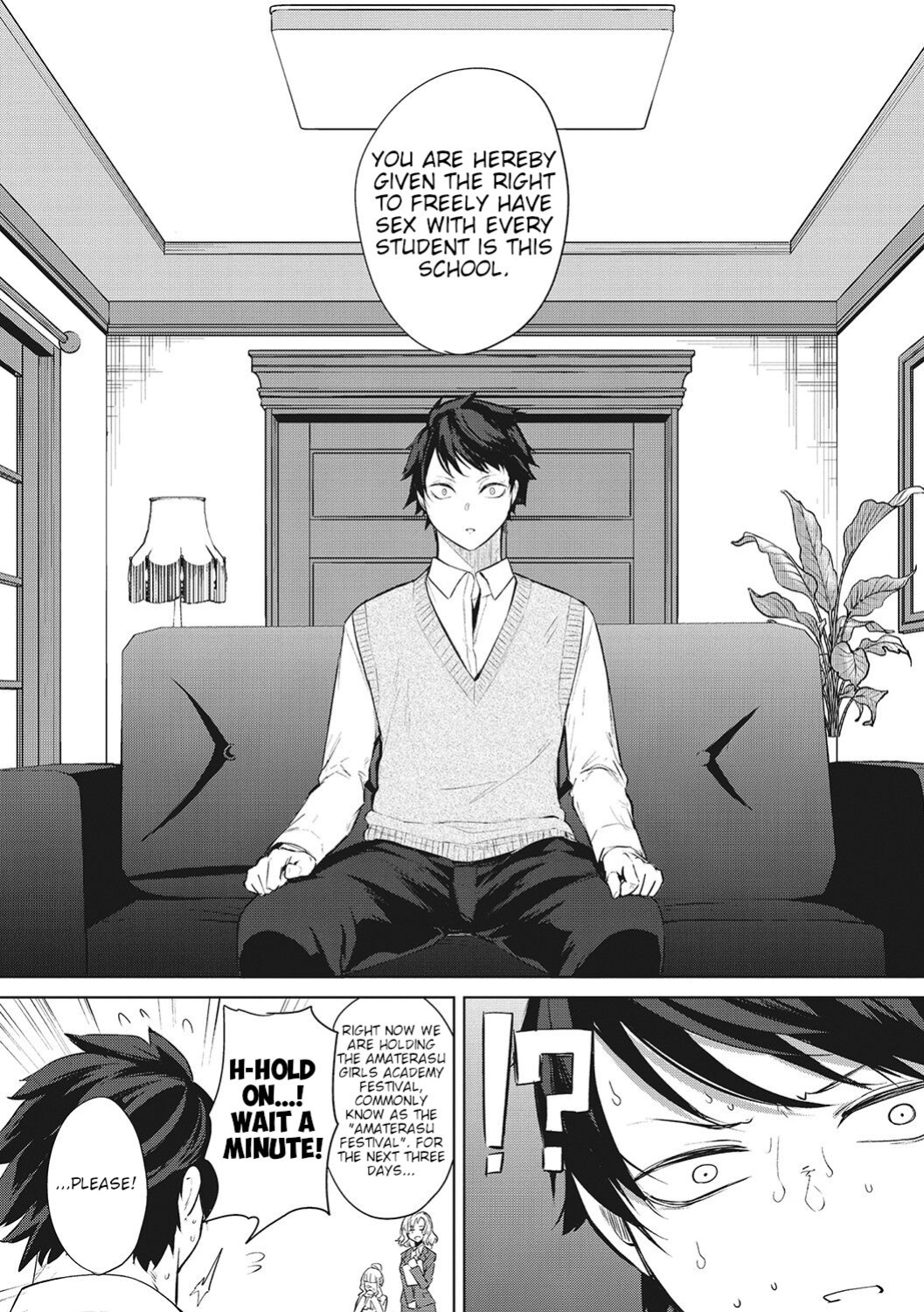 [Kurokawa Otogi] Amaterasu Jogakuin Bunkasai Ch. 1 | Amaterasu Girls' Academy Culture Festival Chapter 1 (COMIC HOTMILK 2021-03)