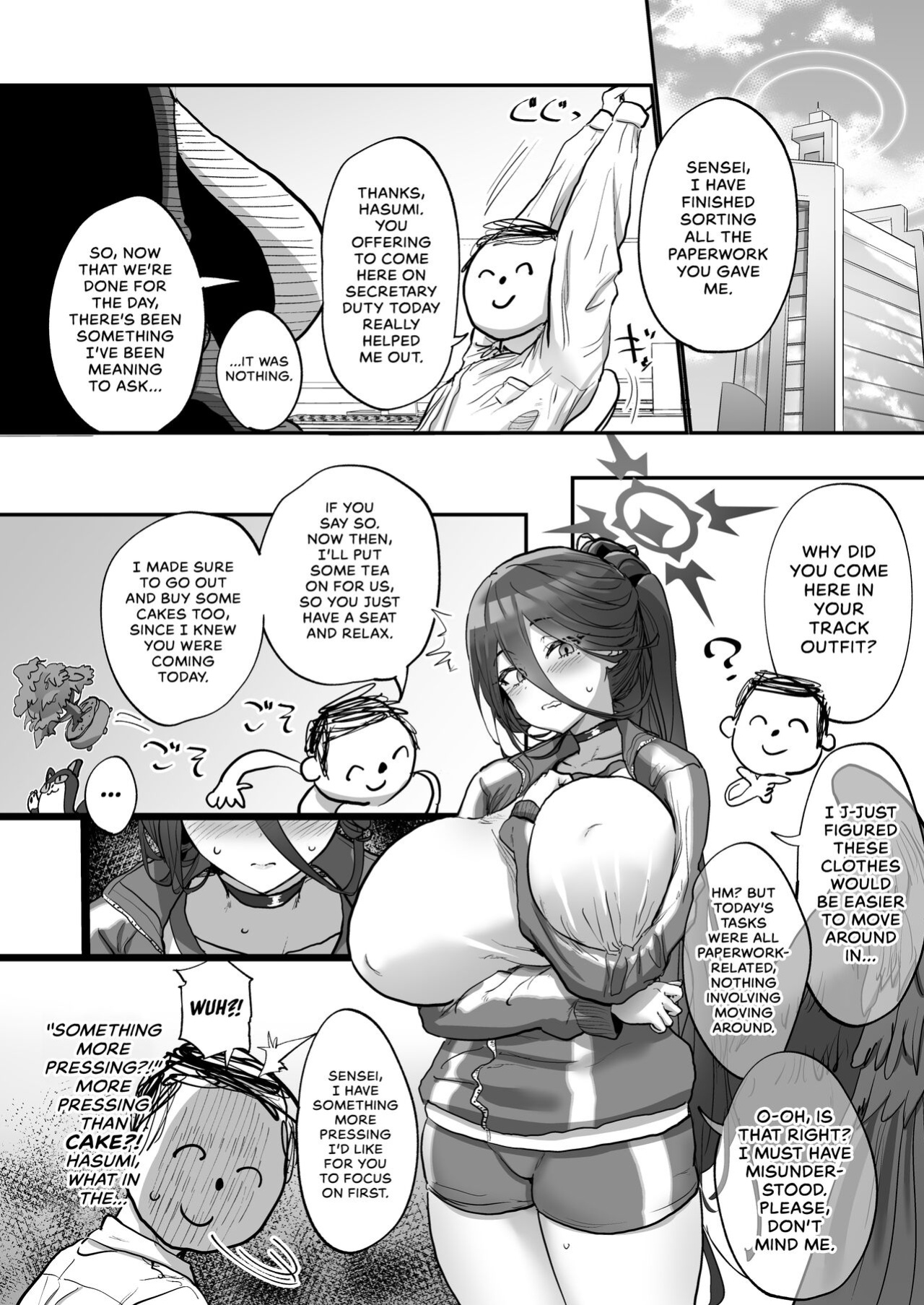 [Hikagemon (Tenpiboshi)] Sensei Saimin Smapho | Using A Smartphone App To Hypnotize Sensei (Blue Archive) [head empty]