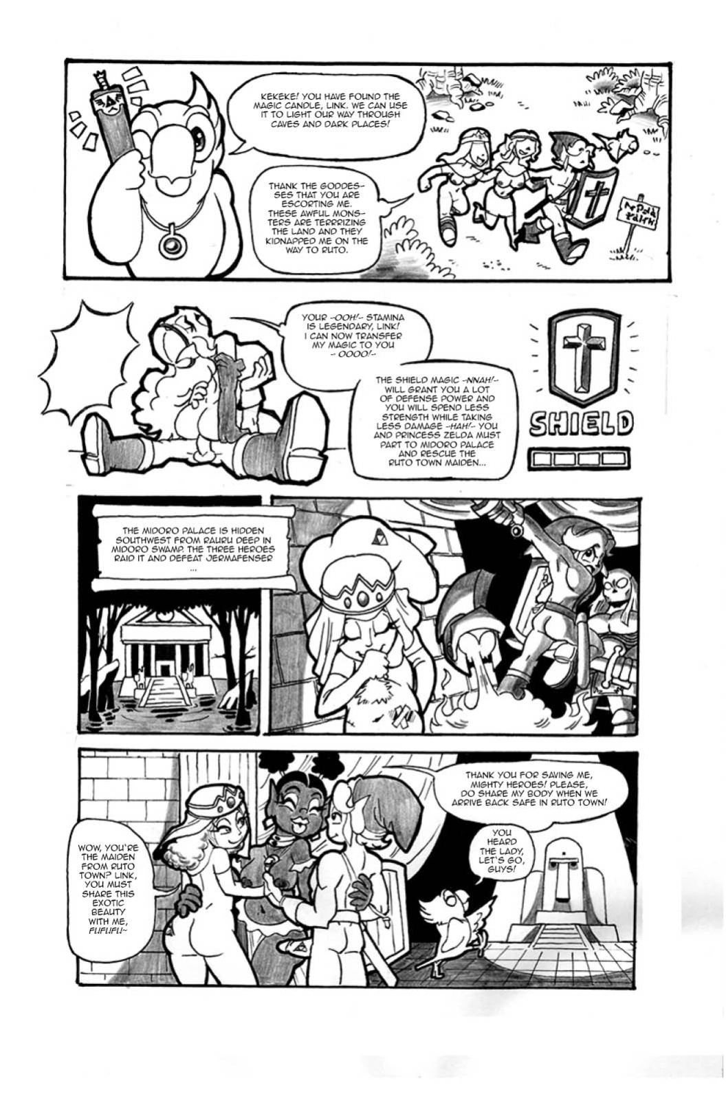 [Escopeto] The Legend of Zelda II: The Naughty Adventure of Link