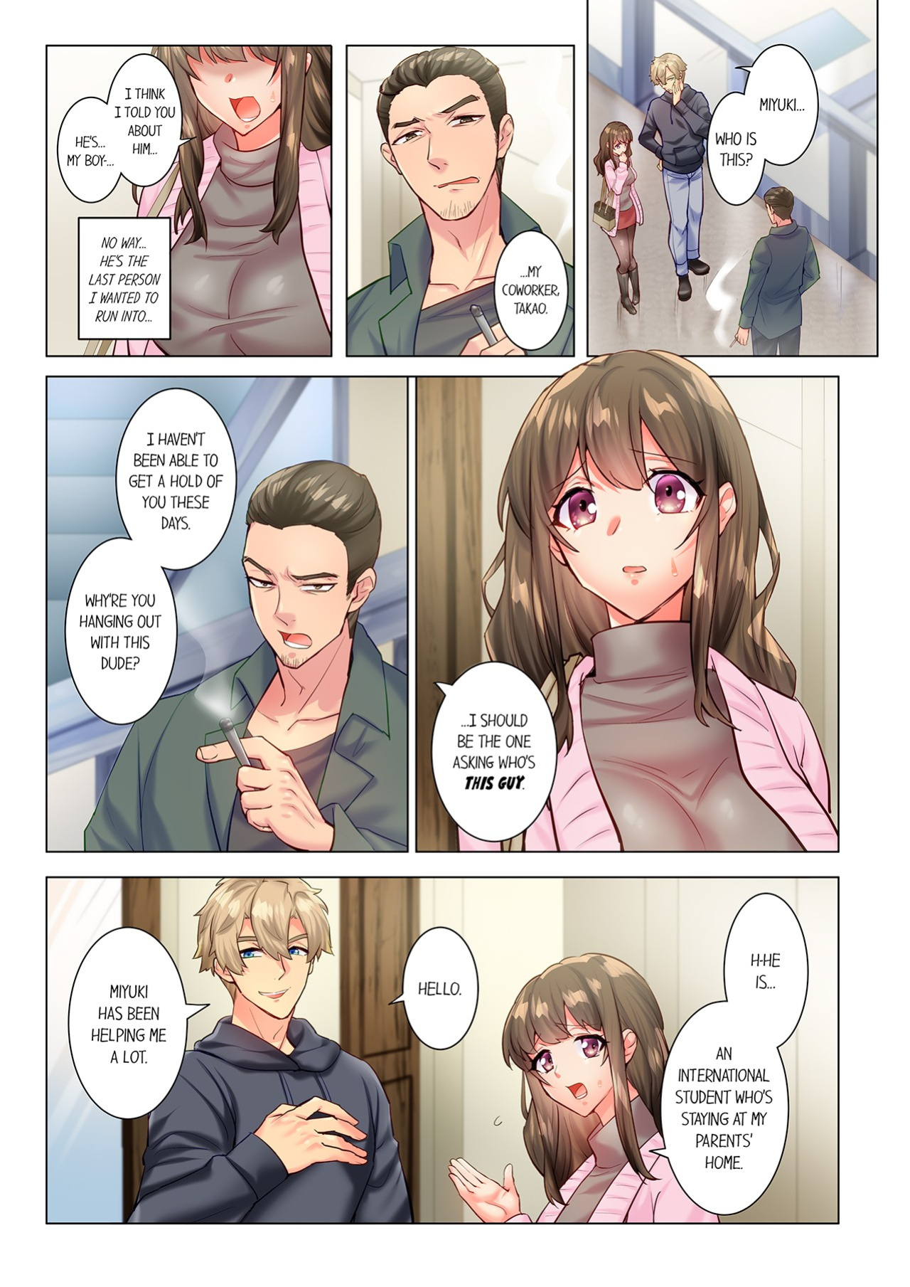 [Yomosugara] Zetsurin Gaikokujin no Yaba Sugiru Netori Kata 〜 Iya to wa Iwasenai , Kikakugai no Wakarase SEX 1-4 | The Incredible Foreigner Who's Into a Crazy Kind of Cuckolding 1-4