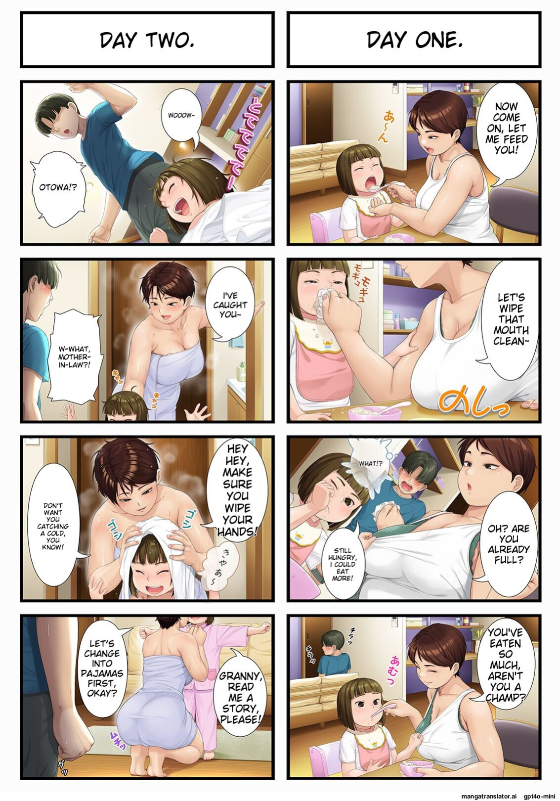 [Heiantei (Frame, Jagaimo)] Eight Days With My Wife's Mother | Youka-go Tsuma no Haha o Daku [Ichigo Translations]