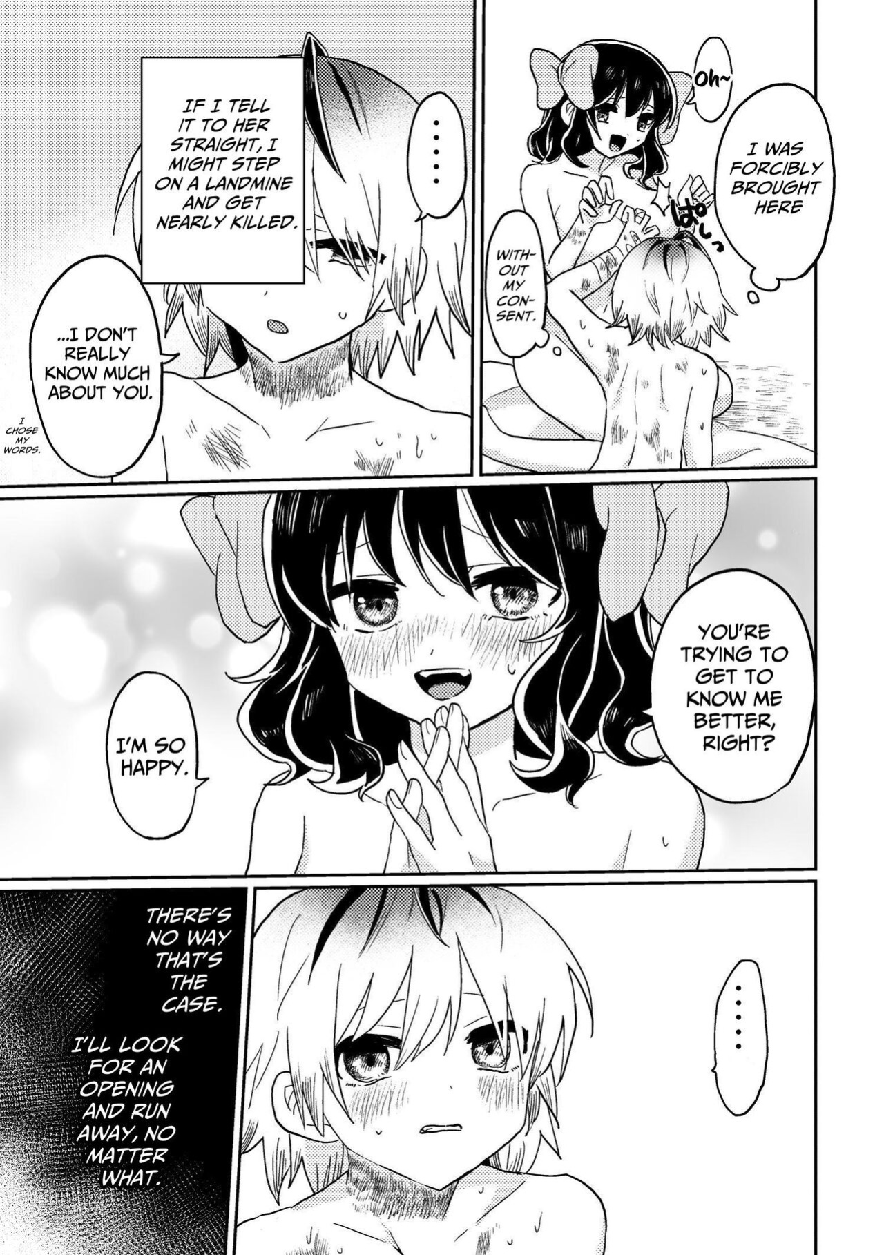 [Echiechi Kenzen Yuden] Futanari Bishōjo ga Chuusei-tekina Onnanoko o Kankin R*pe suru Hanashi | A Story About A Futanari Babe Catching An Androgynous Girl and Having Sex With Her [Cunny Garden]