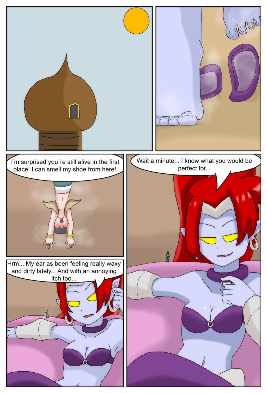 [tsukai91] A Slave to a NegaGiantess