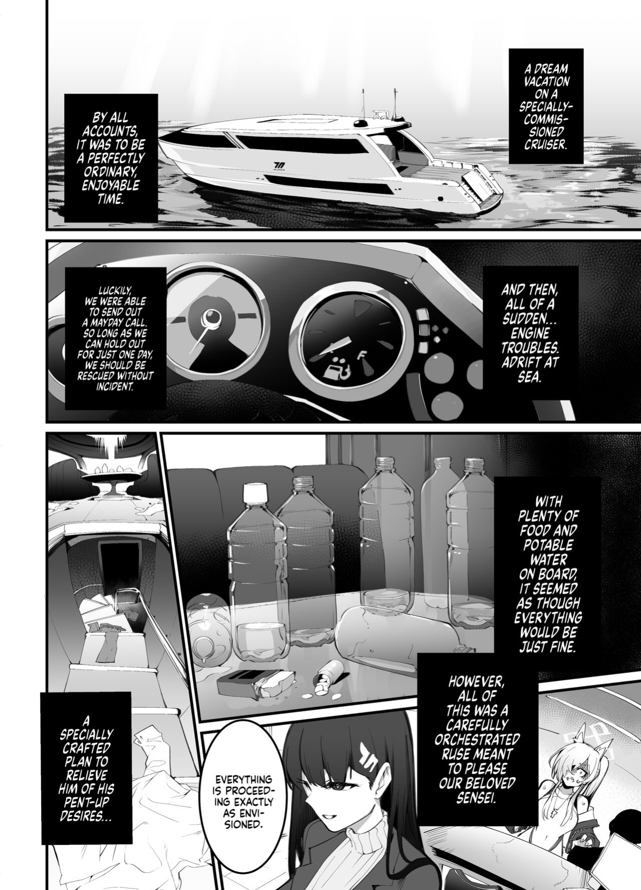 [Armadillo (Renji)] Tamari ni Tamatta Seiyoku Uketomemasu Sensei no Koto ga Daisukidakara... Seishori Schedule Go-Youi Shimashita❤ 2 | I’ll Handle Your Pent-Up Lust! Sensei! We Really Love You, So... We’ve Come Up With A Way To... Relieve You❤ 2 (Blue Arc