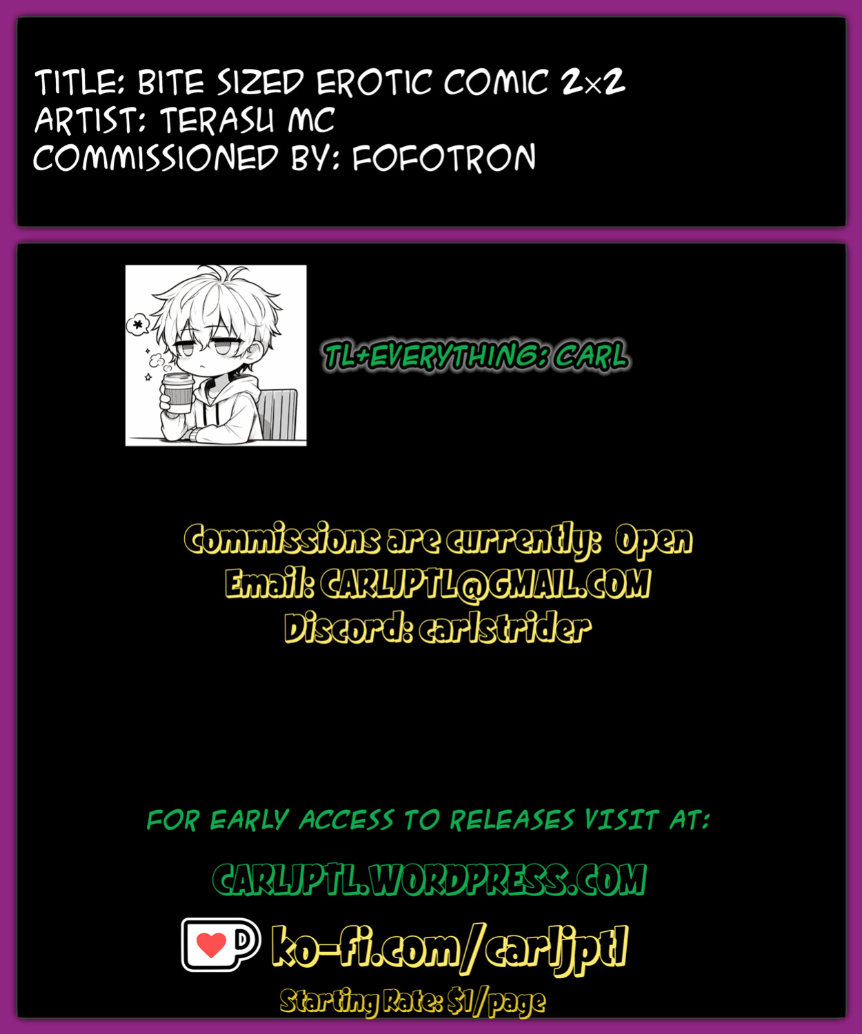 [Terasu MC] Bite Sized Erotic Comic 2×2 [CarlJPTL]
