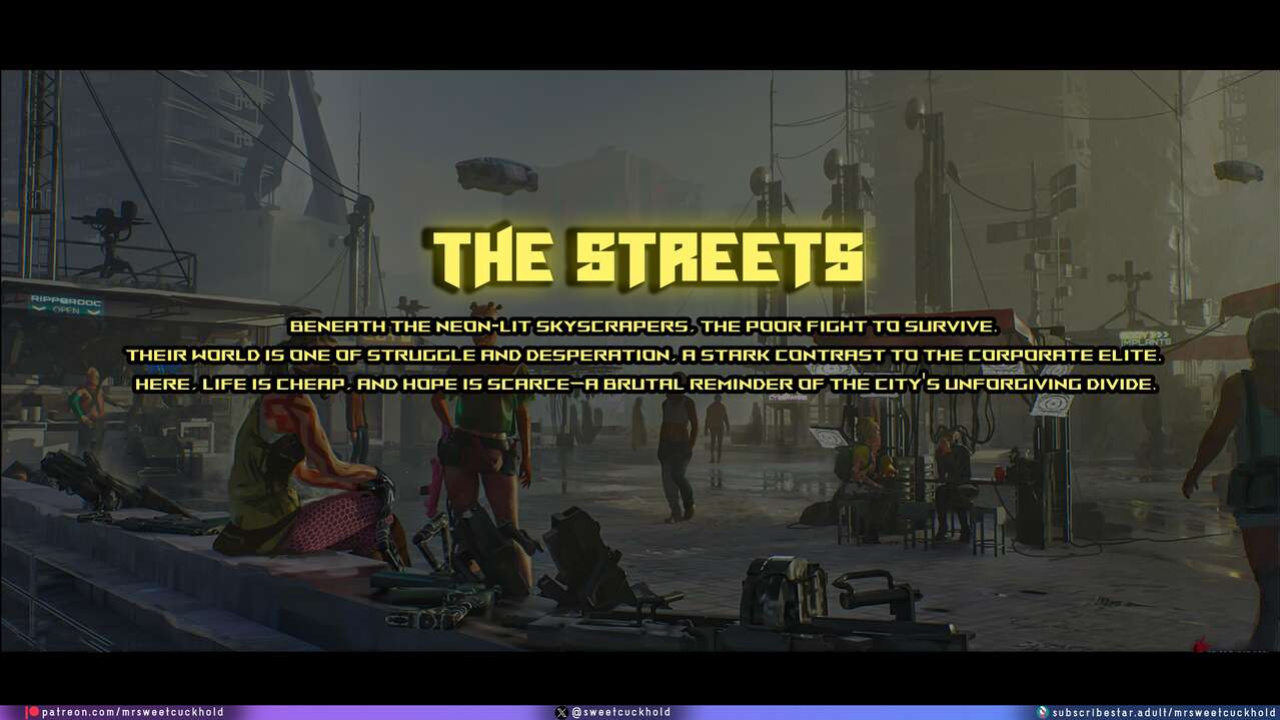 [Mr.SweetCuckhold] Street Corruption - CH.1 (Cyberpunk 2077)