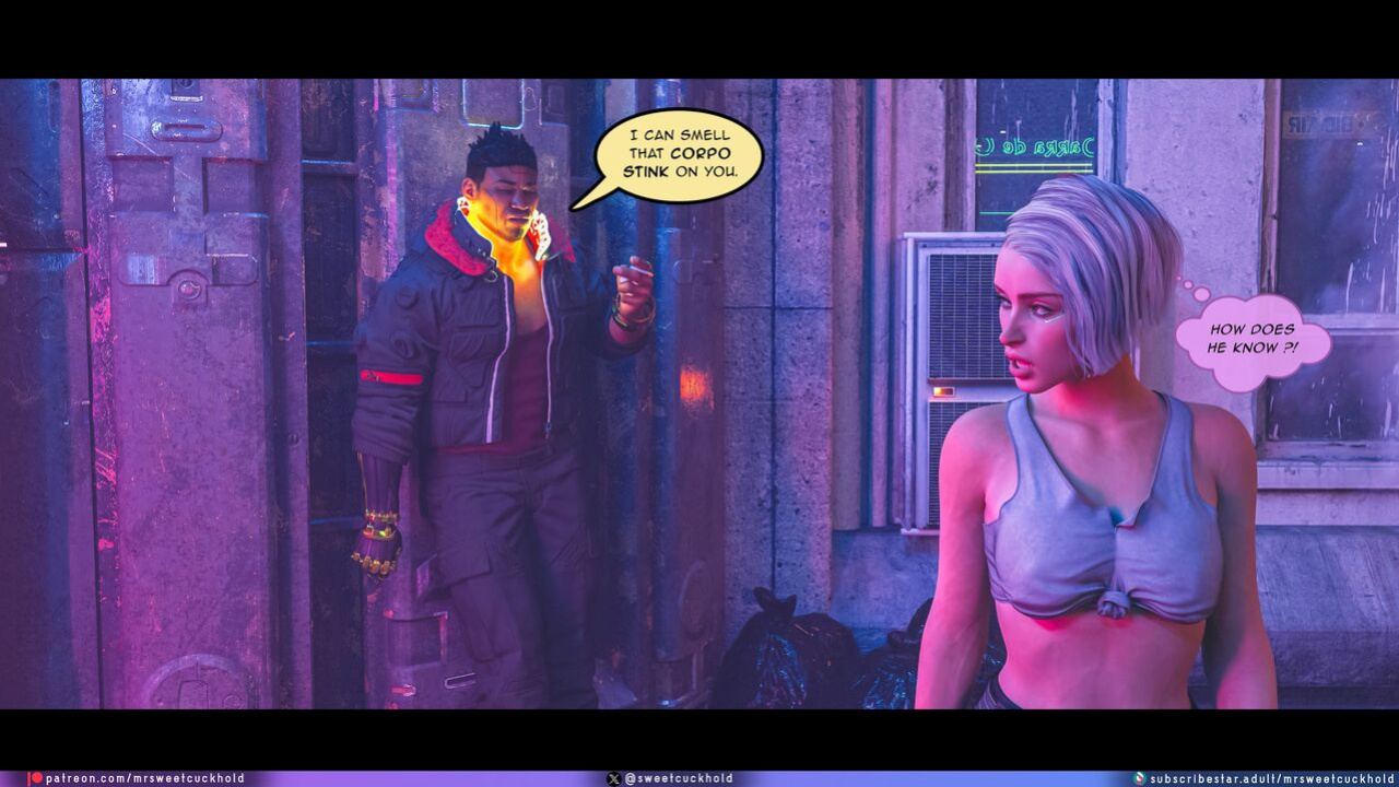[Mr.SweetCuckhold] Street Corruption - CH.1 (Cyberpunk 2077)
