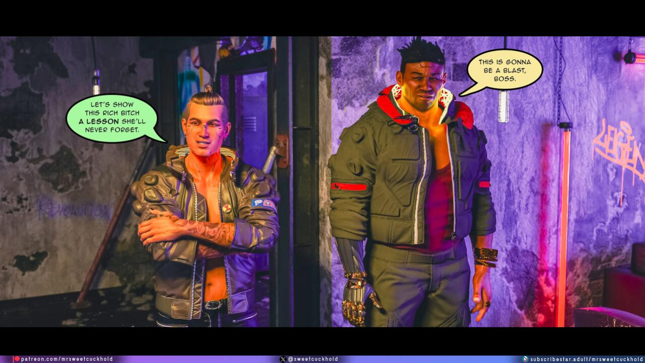 [Mr.SweetCuckhold] Street Corruption - CH.1 (Cyberpunk 2077)