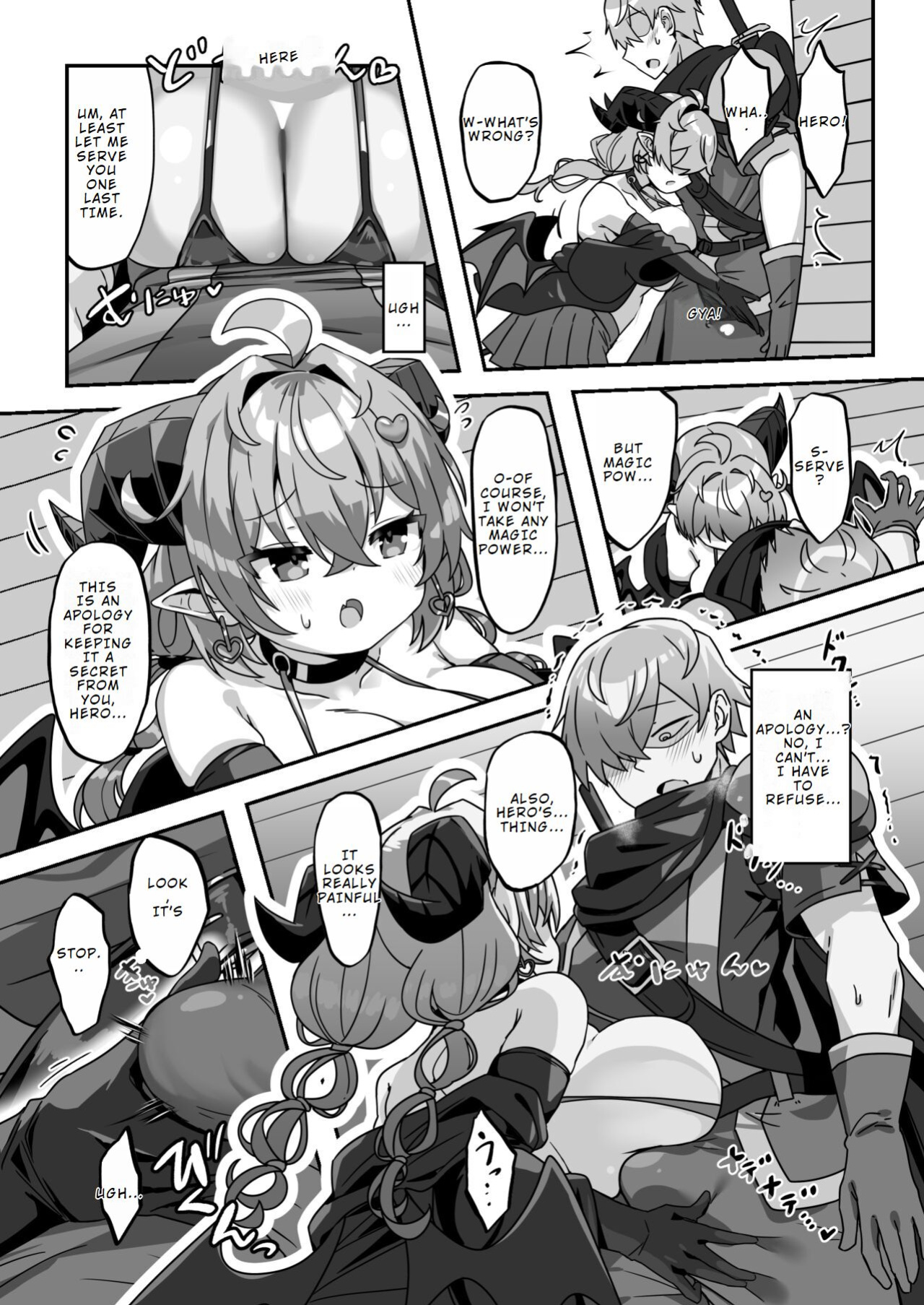 [Fap Seisakusho (Takimoto Zukari)] Mamono & Kakumatta Yusha no Matsuro Chukan [Garbage translate]