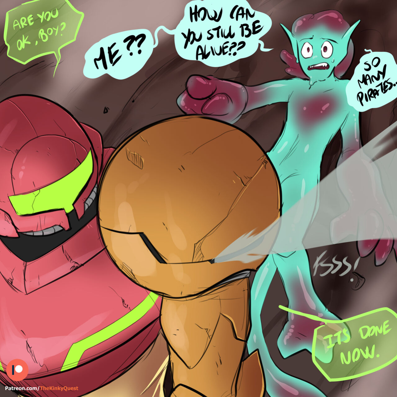 [The Kinky Quest] Heart of the Bounty Hunter (Metroid)