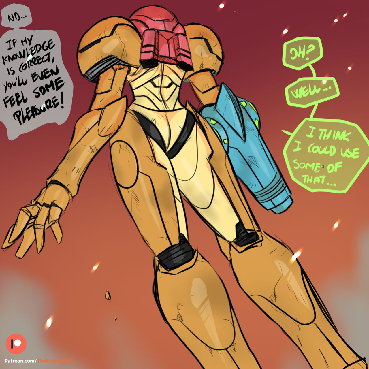 [The Kinky Quest] Heart of the Bounty Hunter (Metroid)