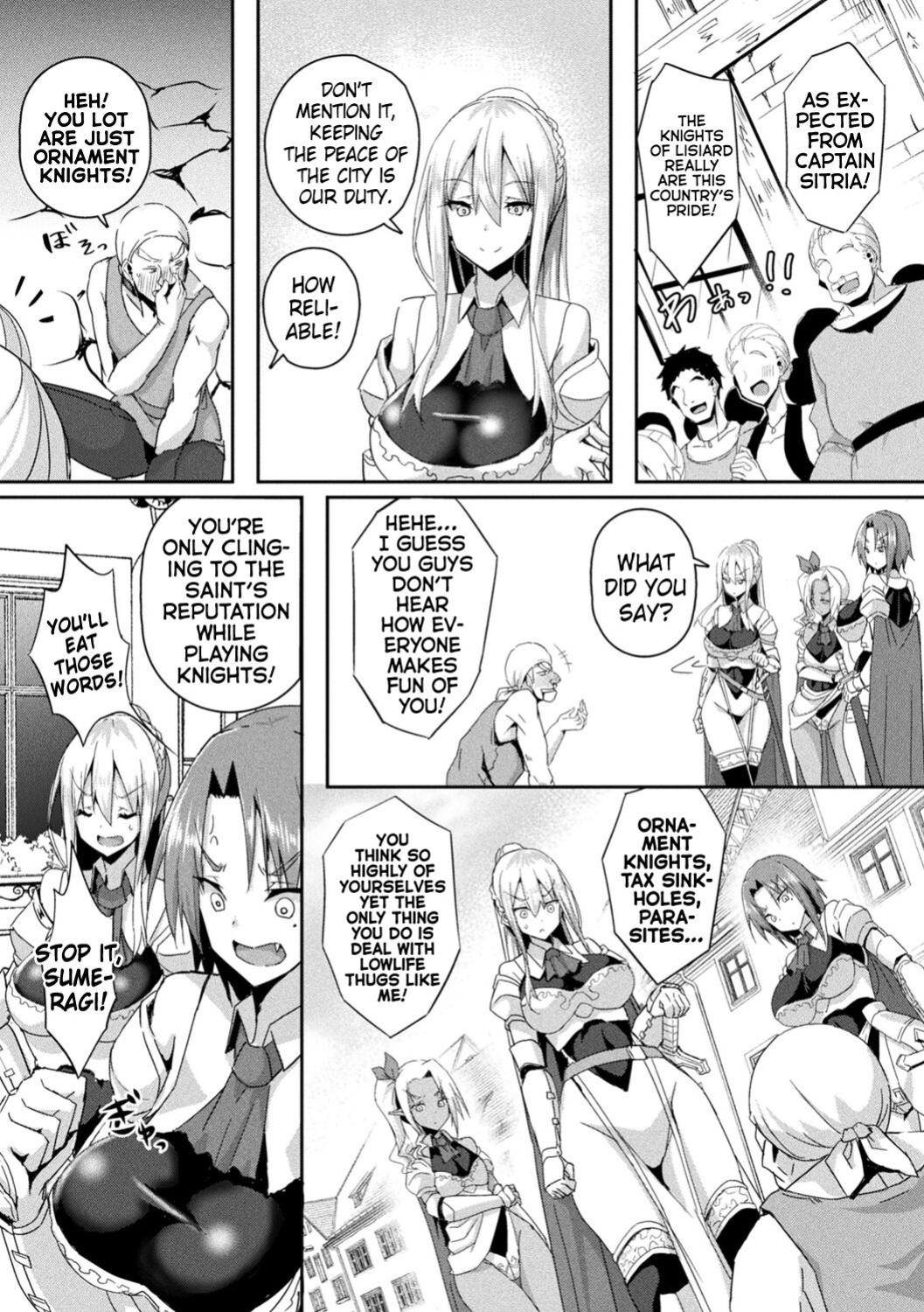 [Minatoyo] Shangri-La No Kumotsu -Onna Kishi Reizoku Tan- | Shangri-La's Offering -Tale of a Female Knight's Enslavement- Episode 1 [Kinsei Translations]