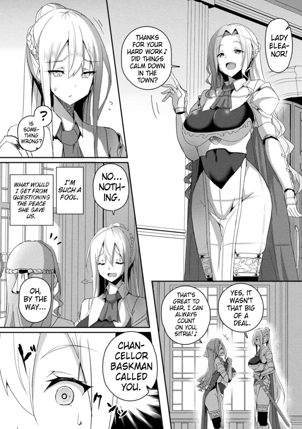 [Minatoyo] Shangri-La No Kumotsu -Onna Kishi Reizoku Tan- | Shangri-La's Offering -Tale of a Female Knight's Enslavement- Episode 1 [Kinsei Translations]