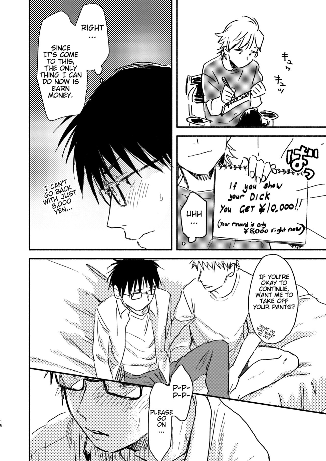 [Bunny bell boy (Kosaka Tsun)] Nonke Ryman ni Sharei o Chiratsukasete xx Shite Moratta | Having Sex With the Straight Salaryman by Dangling a Reward for Him