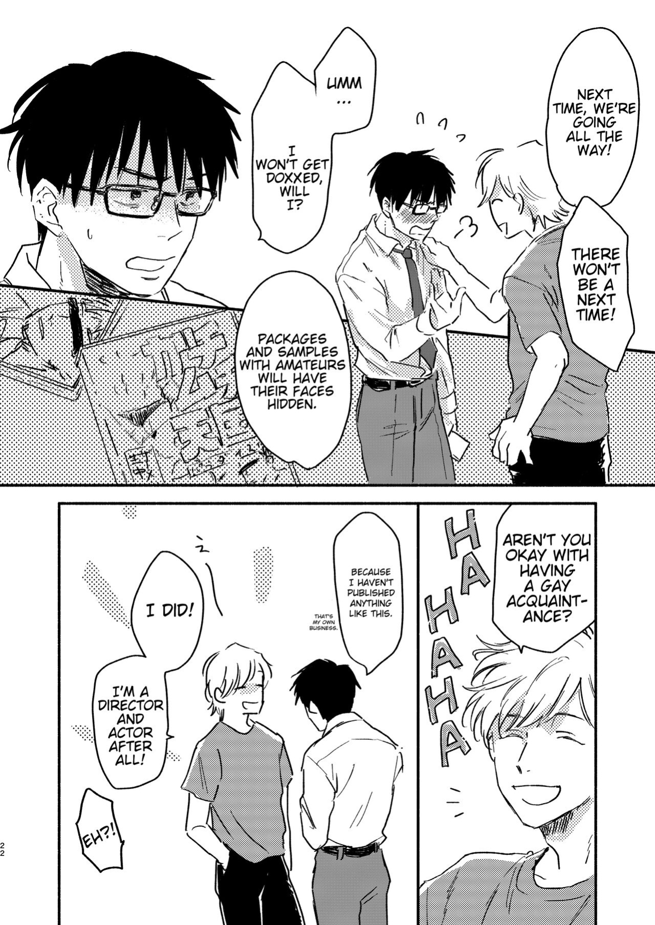 [Bunny bell boy (Kosaka Tsun)] Nonke Ryman ni Sharei o Chiratsukasete xx Shite Moratta | Having Sex With the Straight Salaryman by Dangling a Reward for Him