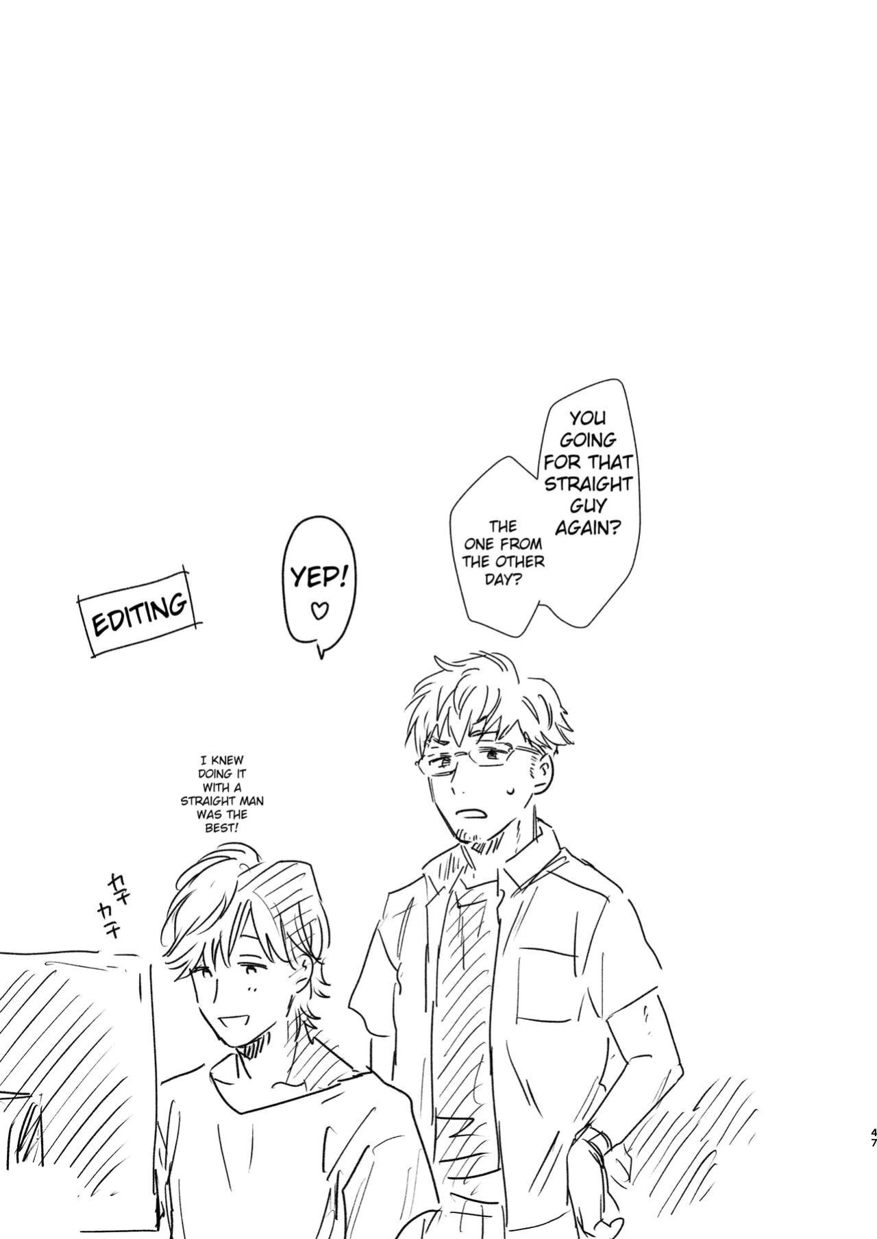 [Bunny bell boy (Kosaka Tsun)] Nonke Ryman ni Sharei o Chiratsukasete xx Shite Moratta | Having Sex With the Straight Salaryman by Dangling a Reward for Him