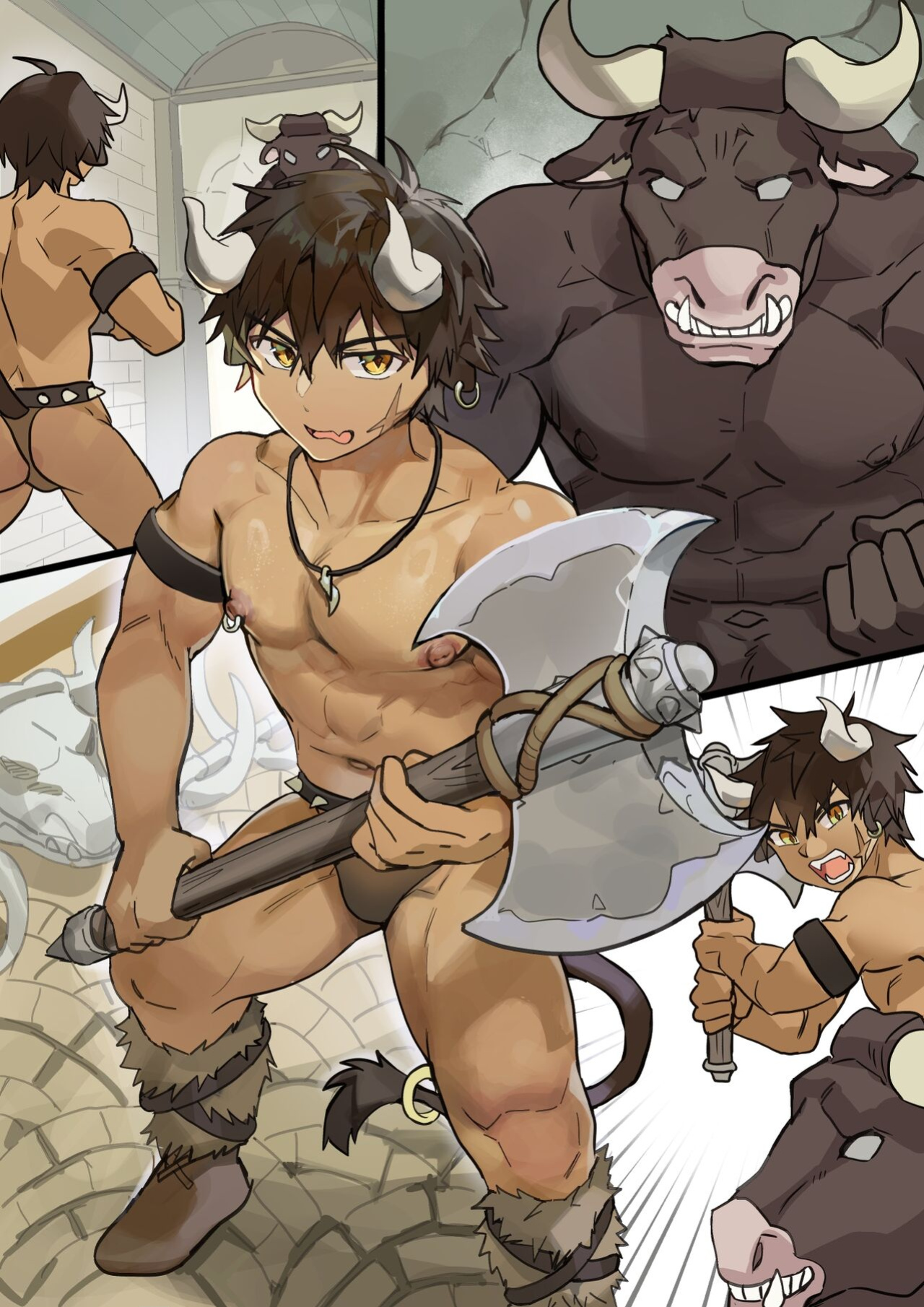 TAKK: Minotaur X Bautel Being a Mature Bull