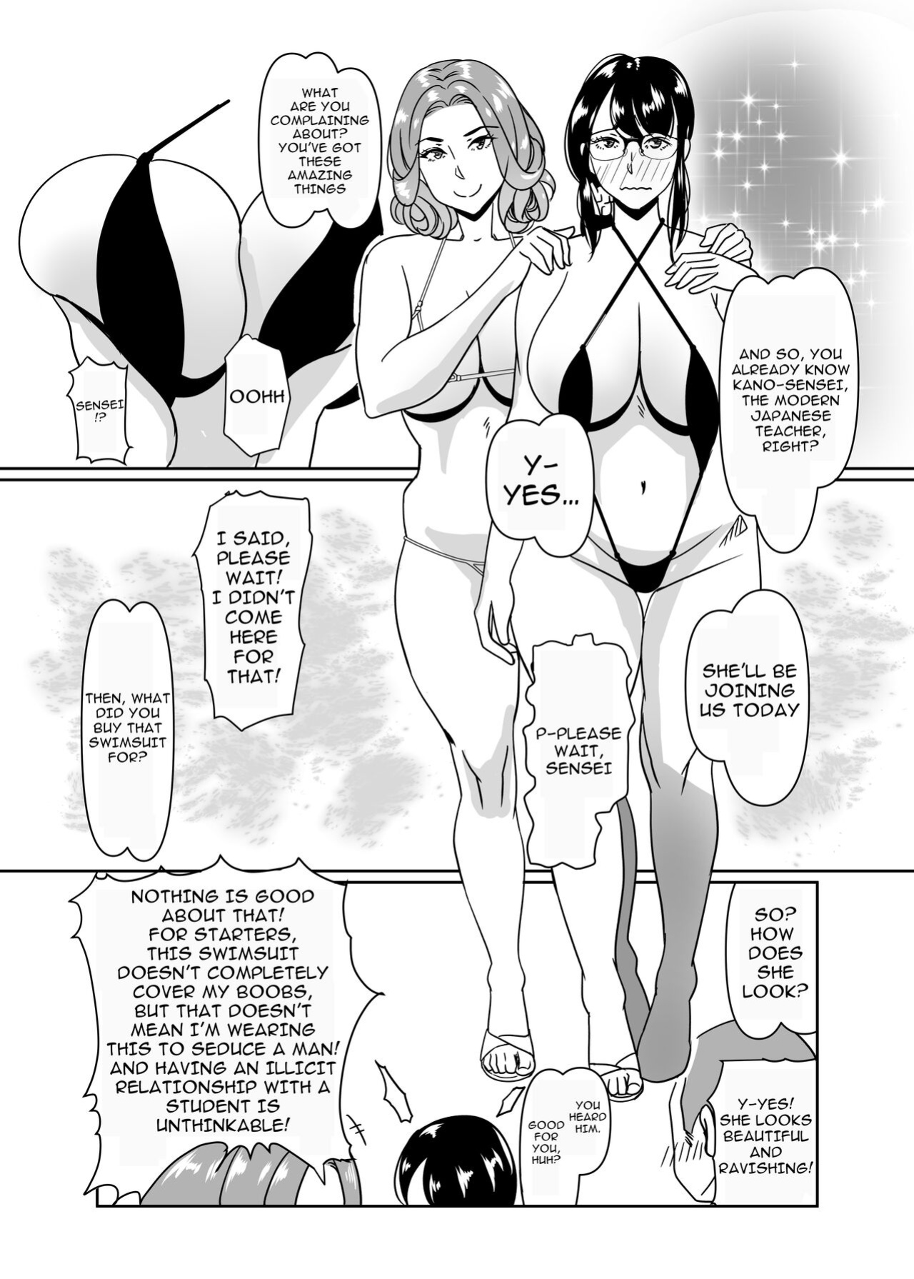 [Hamasei (Tetsukui)] Poolside de Sensei-tachi to Tanoshindemasu 2 / Having Fun With The Teachers By The Poolside 2