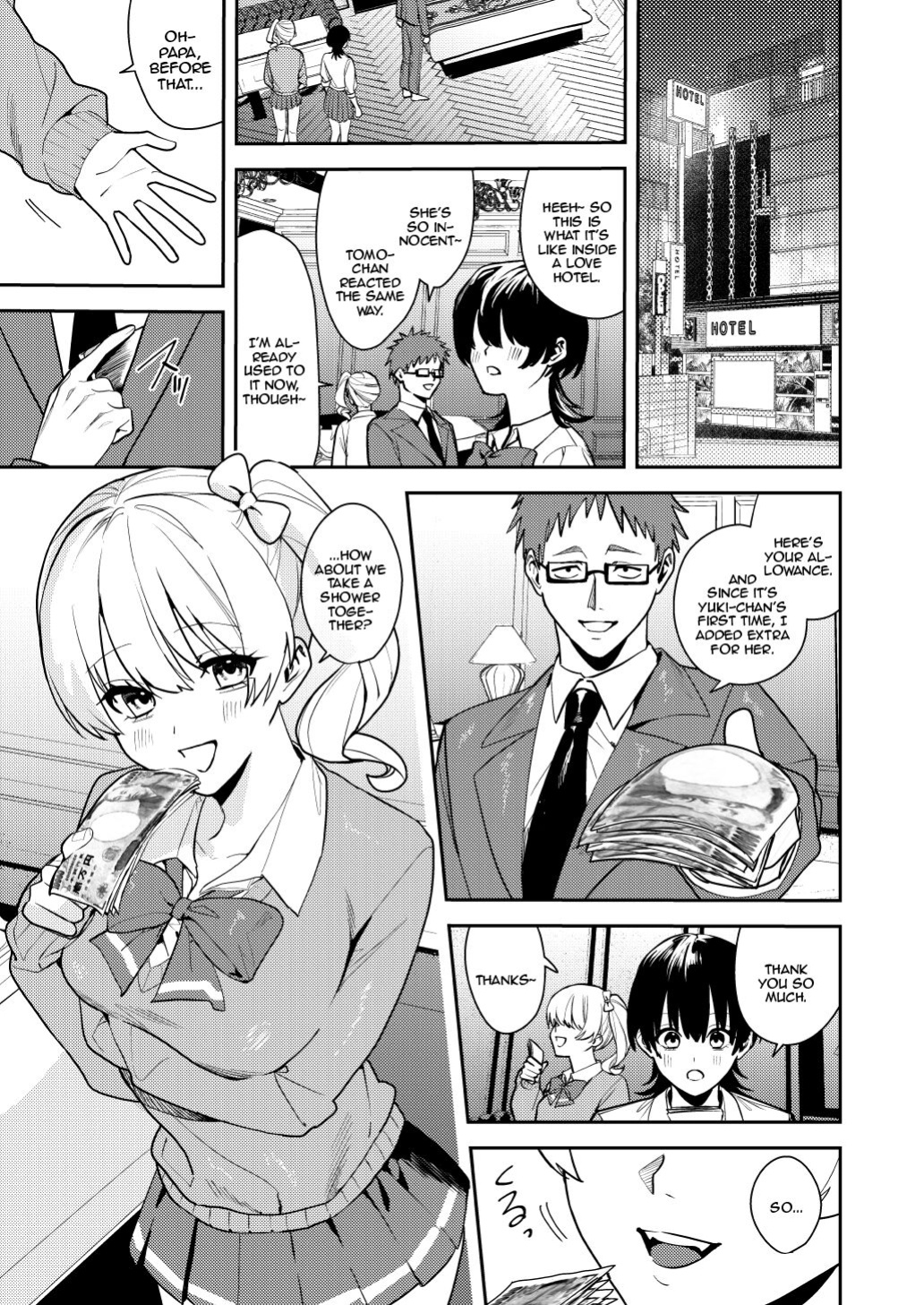 [Amuai Okashi Seisakusho (Betty, Konozama)] Papakatsu Nyotaika de Tanoshiku Kasegu! | Having Fun and Earning Some Money by Prostituting Myself After Turning Into a Girl!