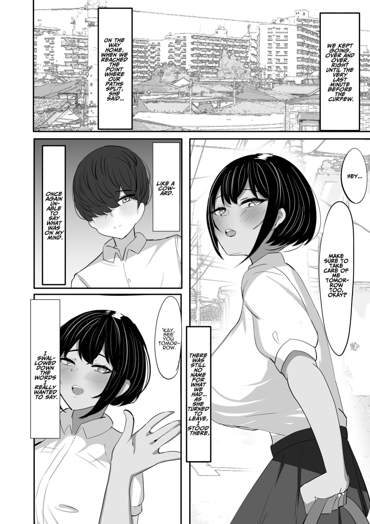 [Huwahuwa Raidou] Suieibu Shushou no Boyish Osananajimi wa Boku no Chinpo ni Dohamari Chuu | My Boyish Longtime Friend Who Is The Swimming Club Captain Is Addicted To My Dick [ADTL]