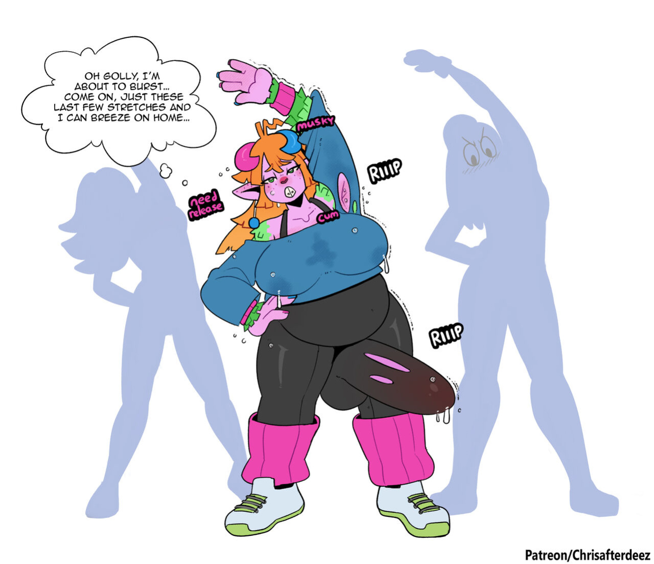 [Thehornyzen (Thegreyzen)] Una's Yoga Shenanigans!