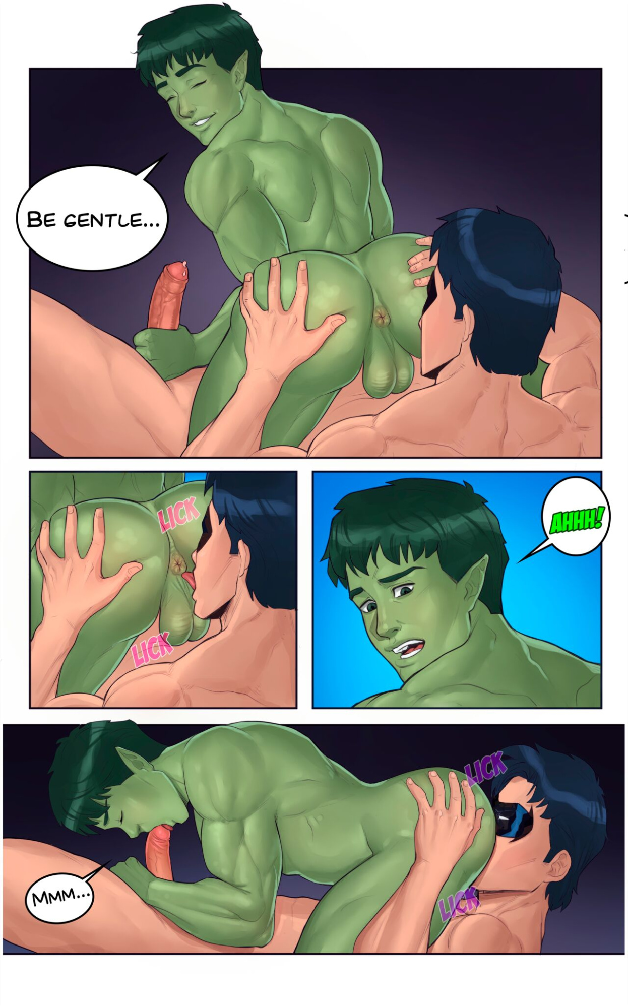 [reiner55] Nightwing x BeastBoy
