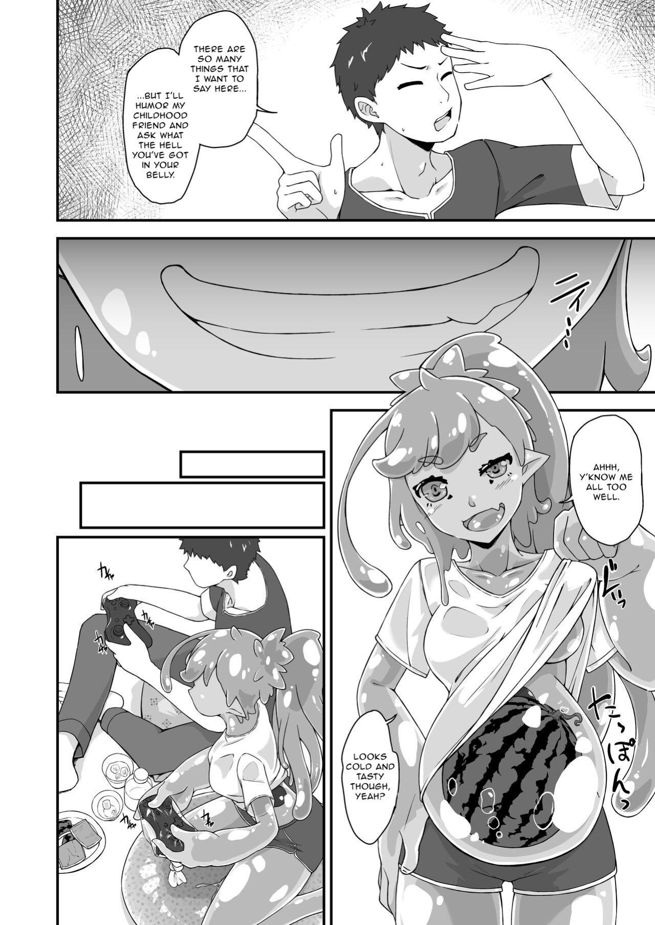 [Kemoyuru (Akahito)] My Childhood Friend Is a Slime Girl | Osananaji wa Slime Musume [Aganon]