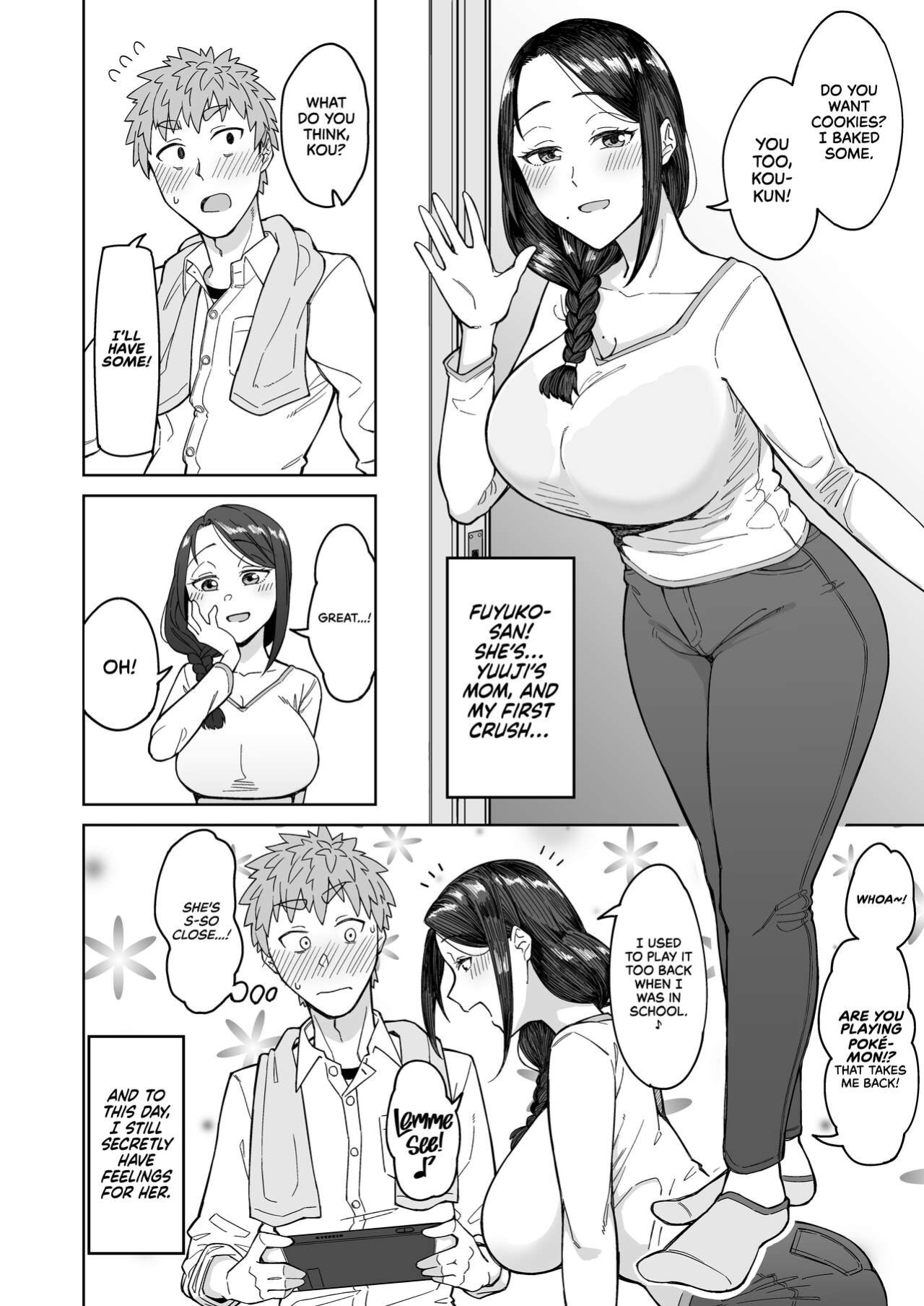 [DOGTAG (Akutenkou)] Hatsukoi no Hito wa, Tomodachi no Mama. | My First Love Is My Friend's Mom. [RedLantern]