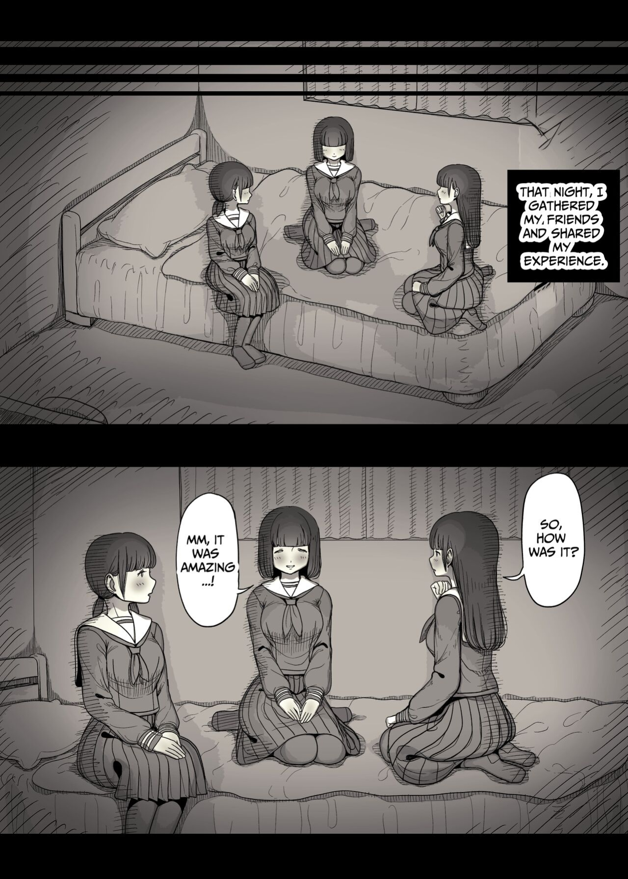 [Himawari no Tane (Taneno Nakami)] Jogakuryou ni Sasowarete | Invited to the Girls' Dormitory [meatmanTL]