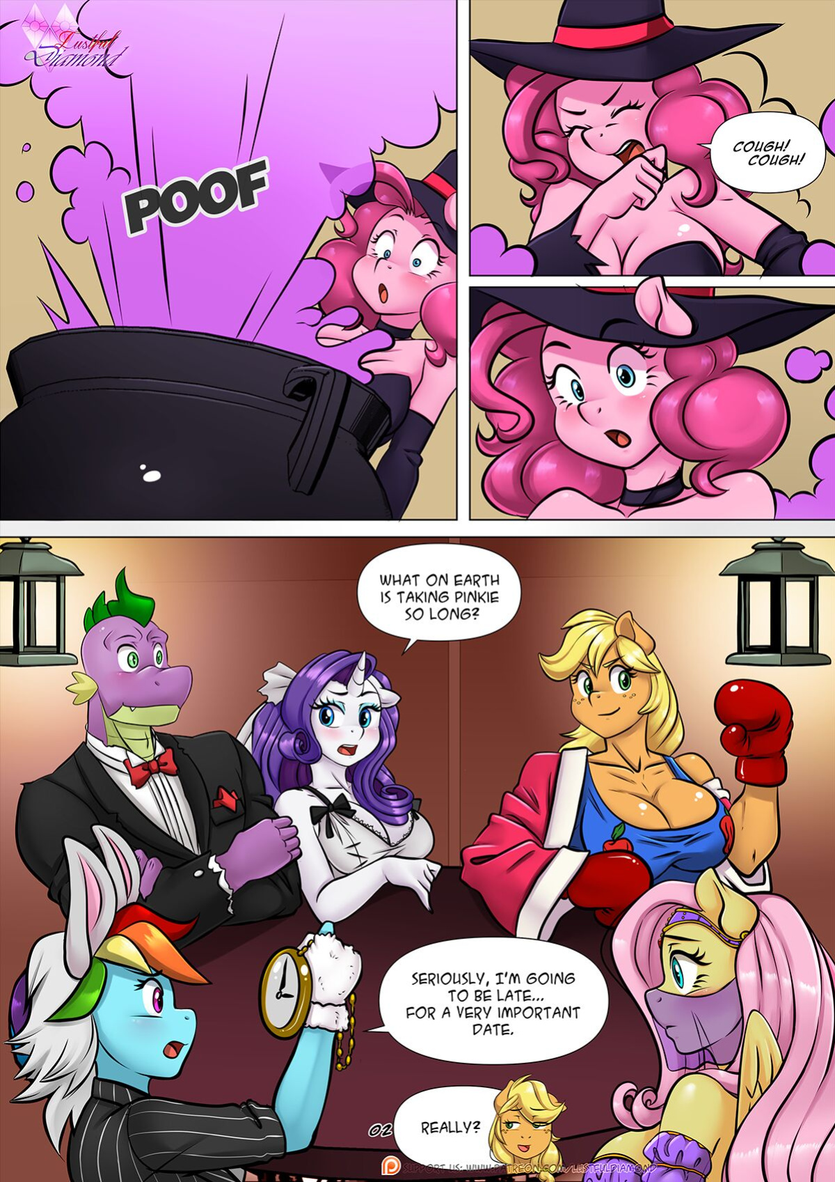 [Pia-Sama] Lustful Diamond : Night of the Living Sex (My Little Pony: Friendship Magic)