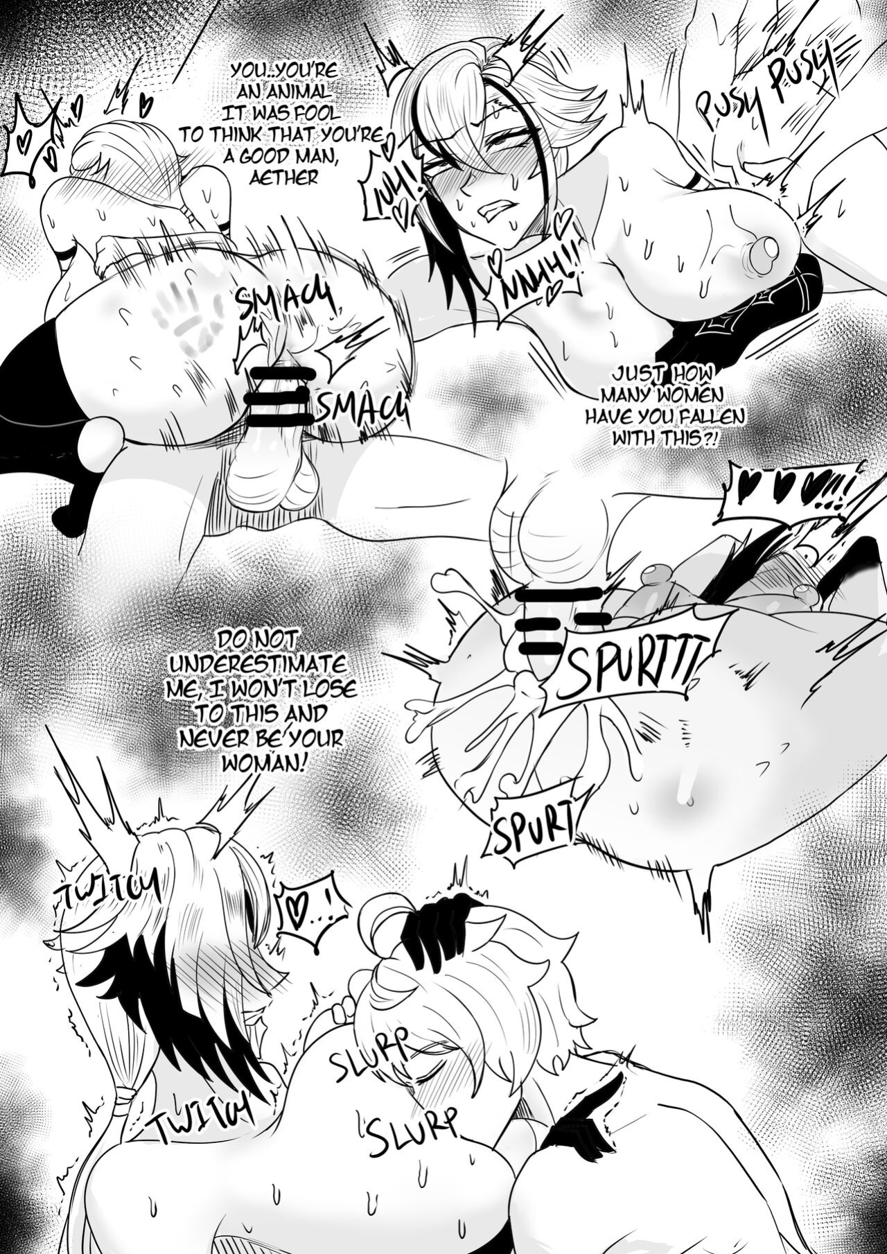 [nwoidn] Aether x Arlecchino (Genshin Impact)