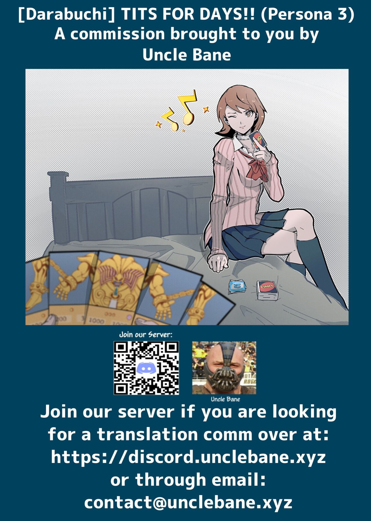 [Darabuchidou (Darabuchi)] TITS FOR DAYS!! (Persona 3) [Uncle Bane]