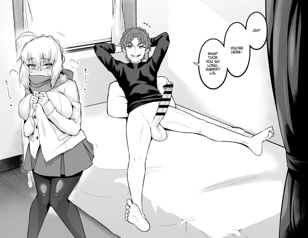 [Ankoman] Saber, Botebara ni...❤ | Saber Now Has A Big Belly❤️ (Fate/Stay Night)