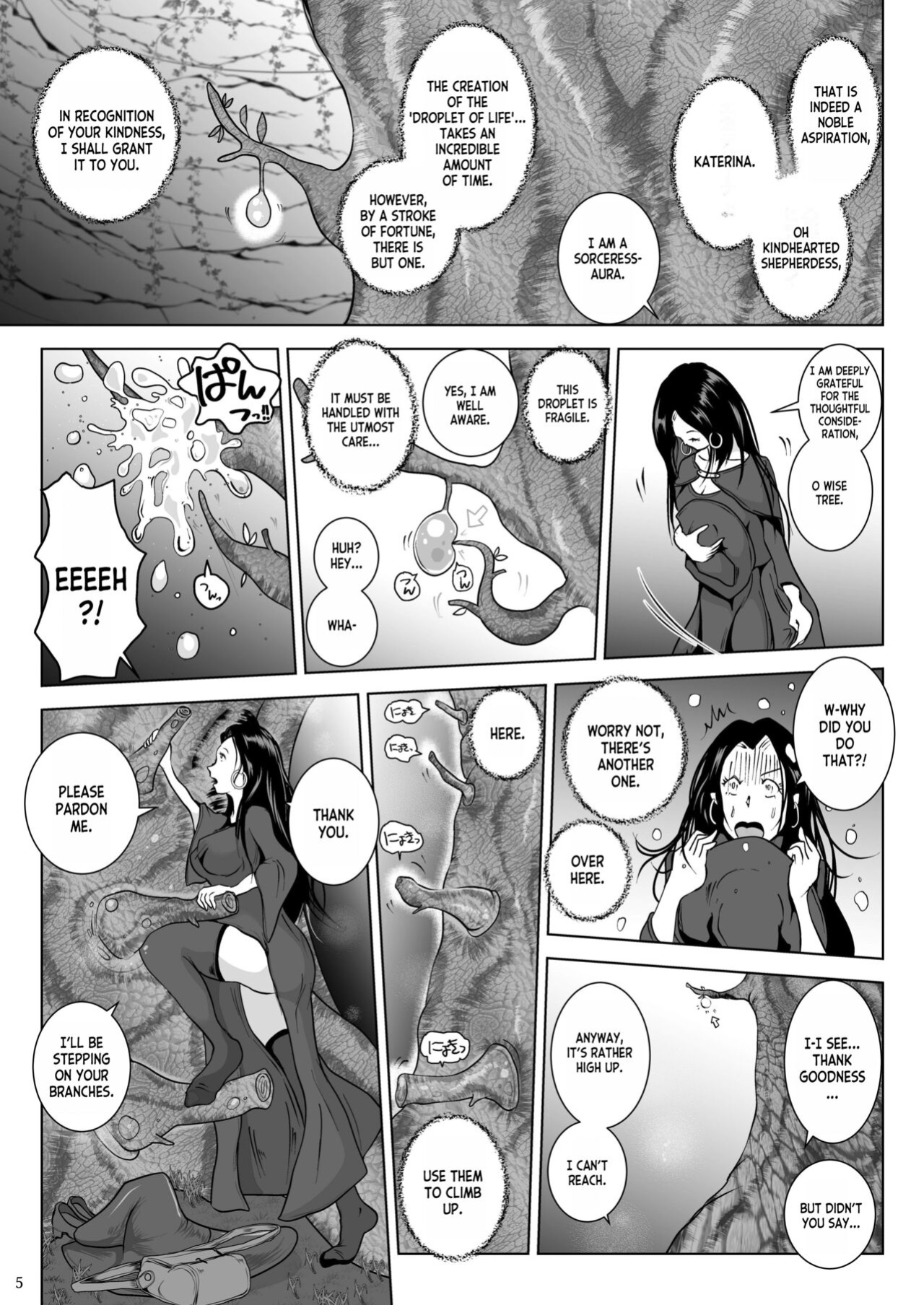 [Erotic Fantasy Larvaturs (Takaishi Fuu)] Chikubi chóng Chi rōju to inochi no shizuku Nipple Bug The Tree of Knowledge and the Drop of Life [desudesu]